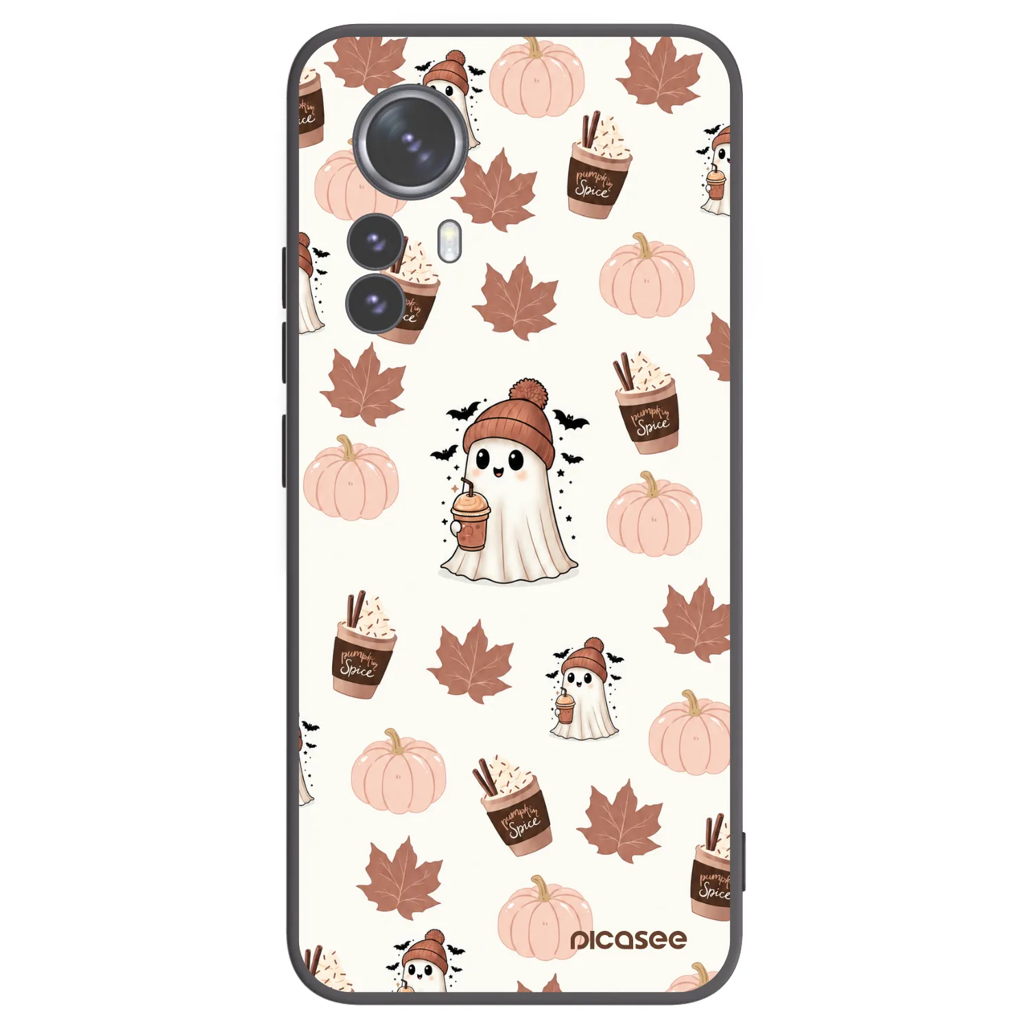Picasee silikonski črni ovitek za Xiaomi 12 Pro - Pumpkin spice