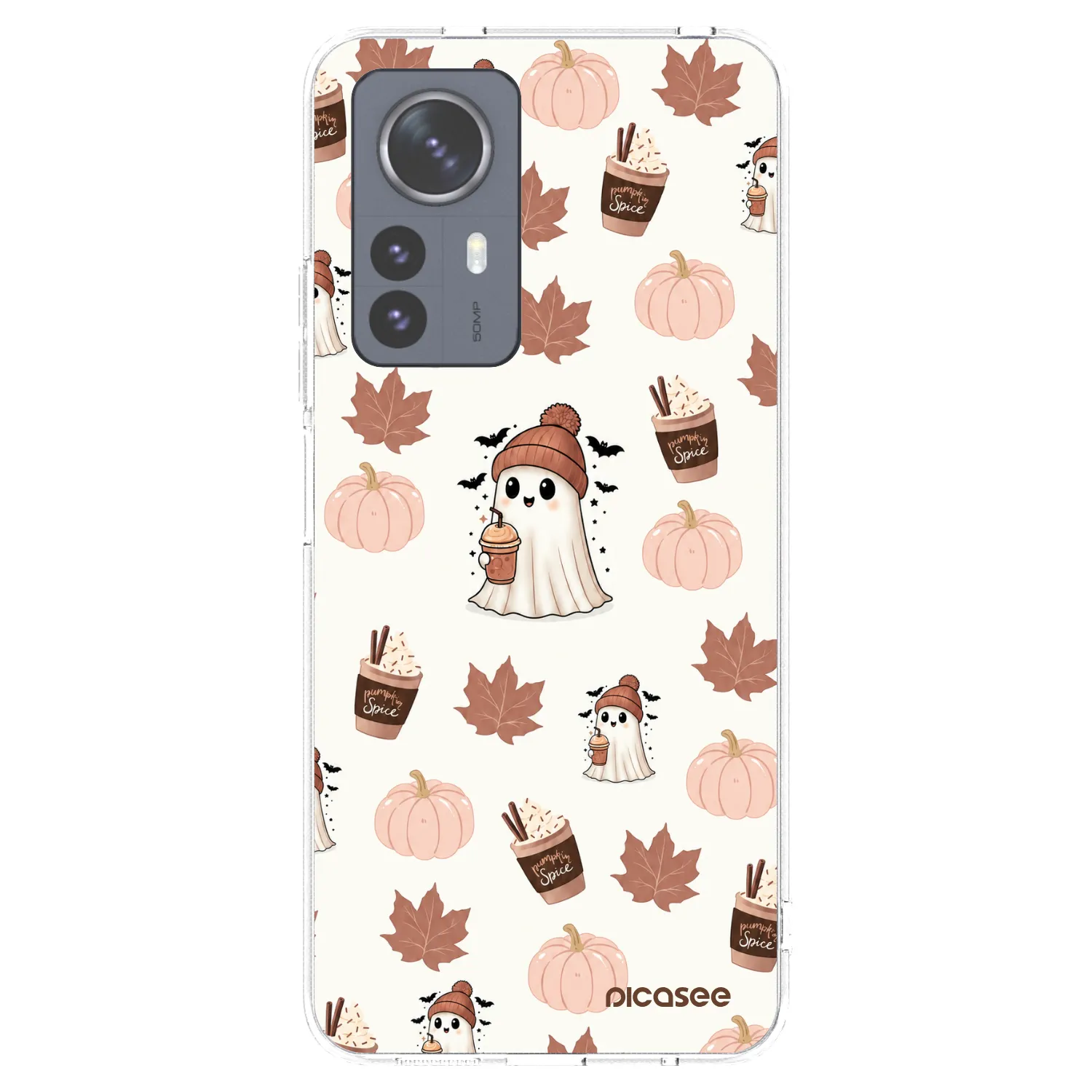 Picasee silikonski prozorni ovitek za Xiaomi 12 Pro - Pumpkin spice