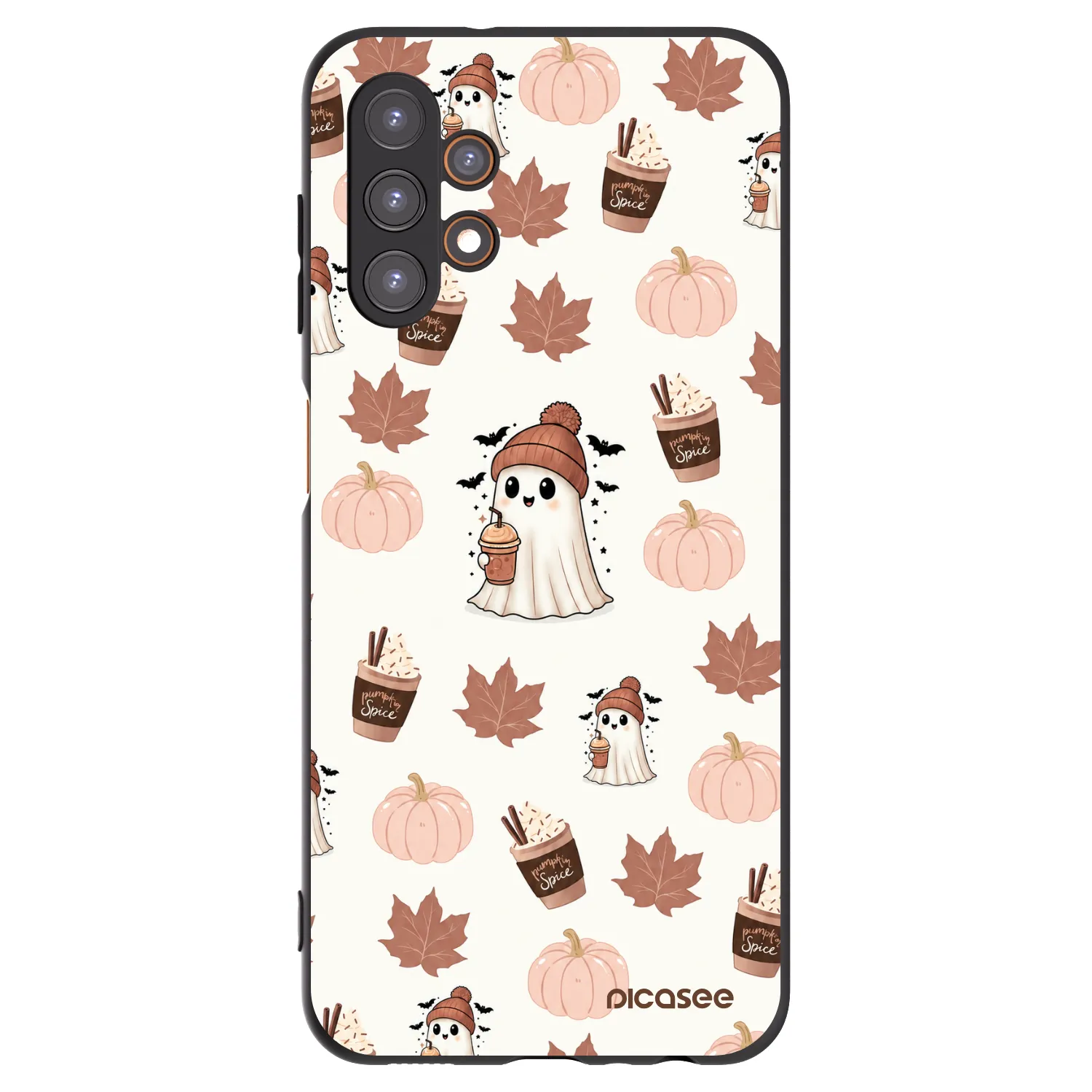 Picasee silikonski črni ovitek za Samsung Galaxy A13 4G A135 - Pumpkin spice