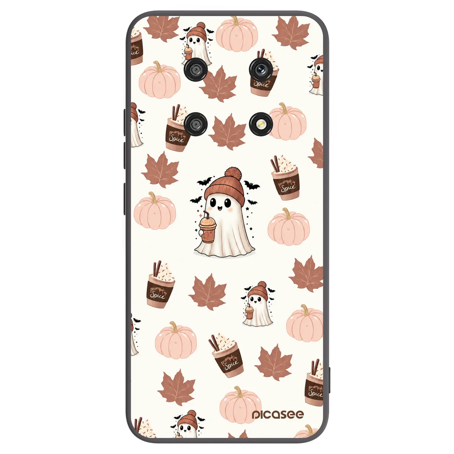 Picasee silikonski črni ovitek za Honor Magic4 Lite 5G - Pumpkin spice