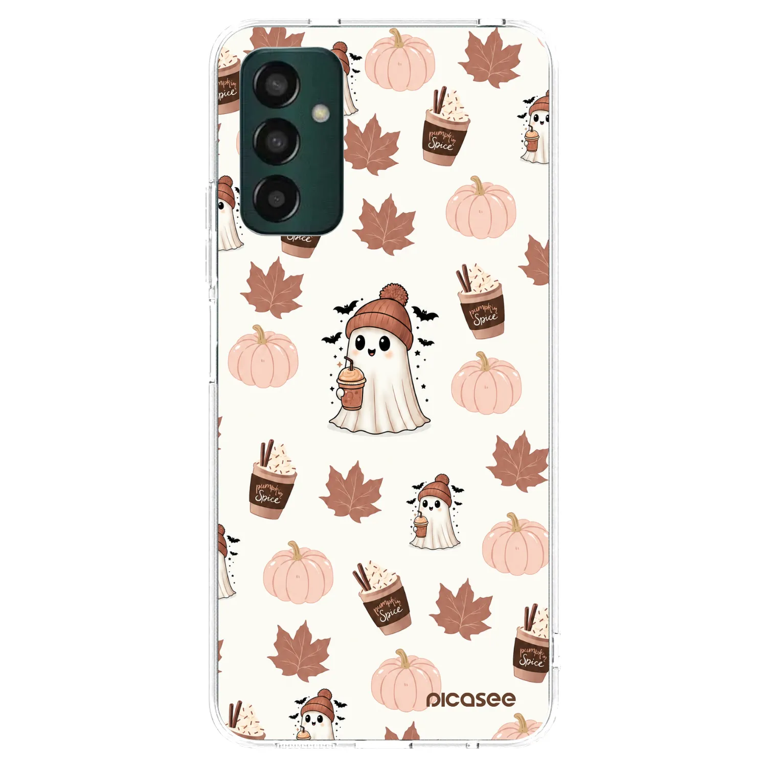 Picasee silikonski prozorni ovitek za Samsung Galaxy M23 5G - Pumpkin spice