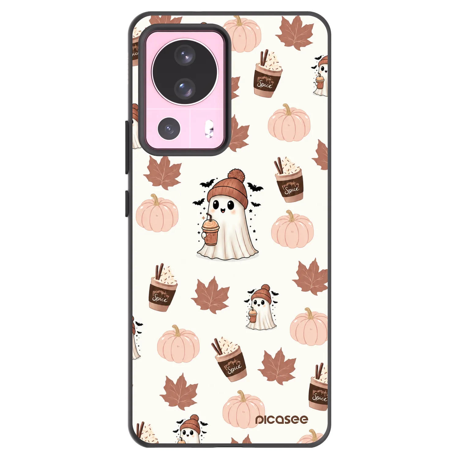 Picasee silikonski črni ovitek za Xiaomi 13 Lite - Pumpkin spice
