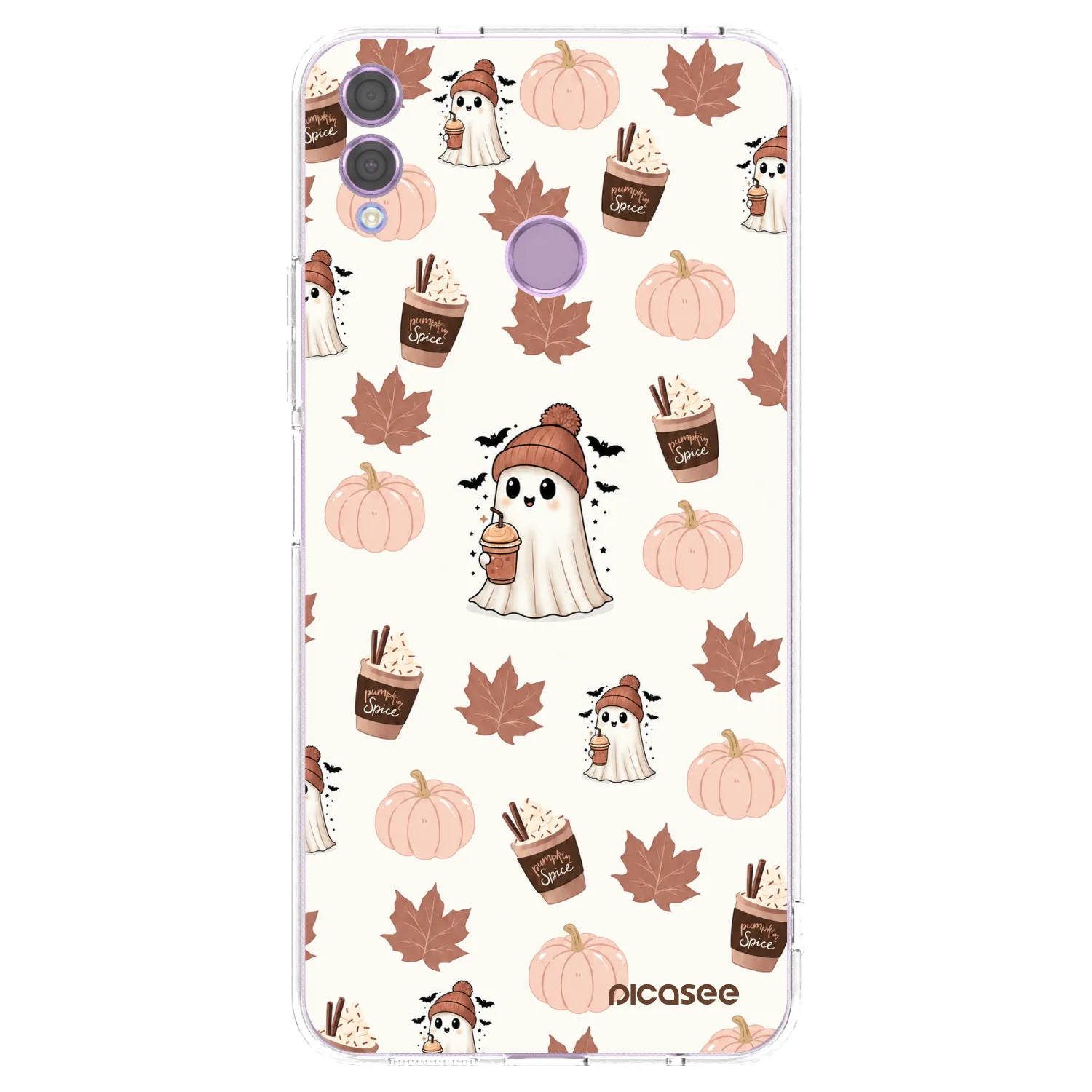 Picasee silikonski prozorni ovitek za Honor 8X - Pumpkin spice