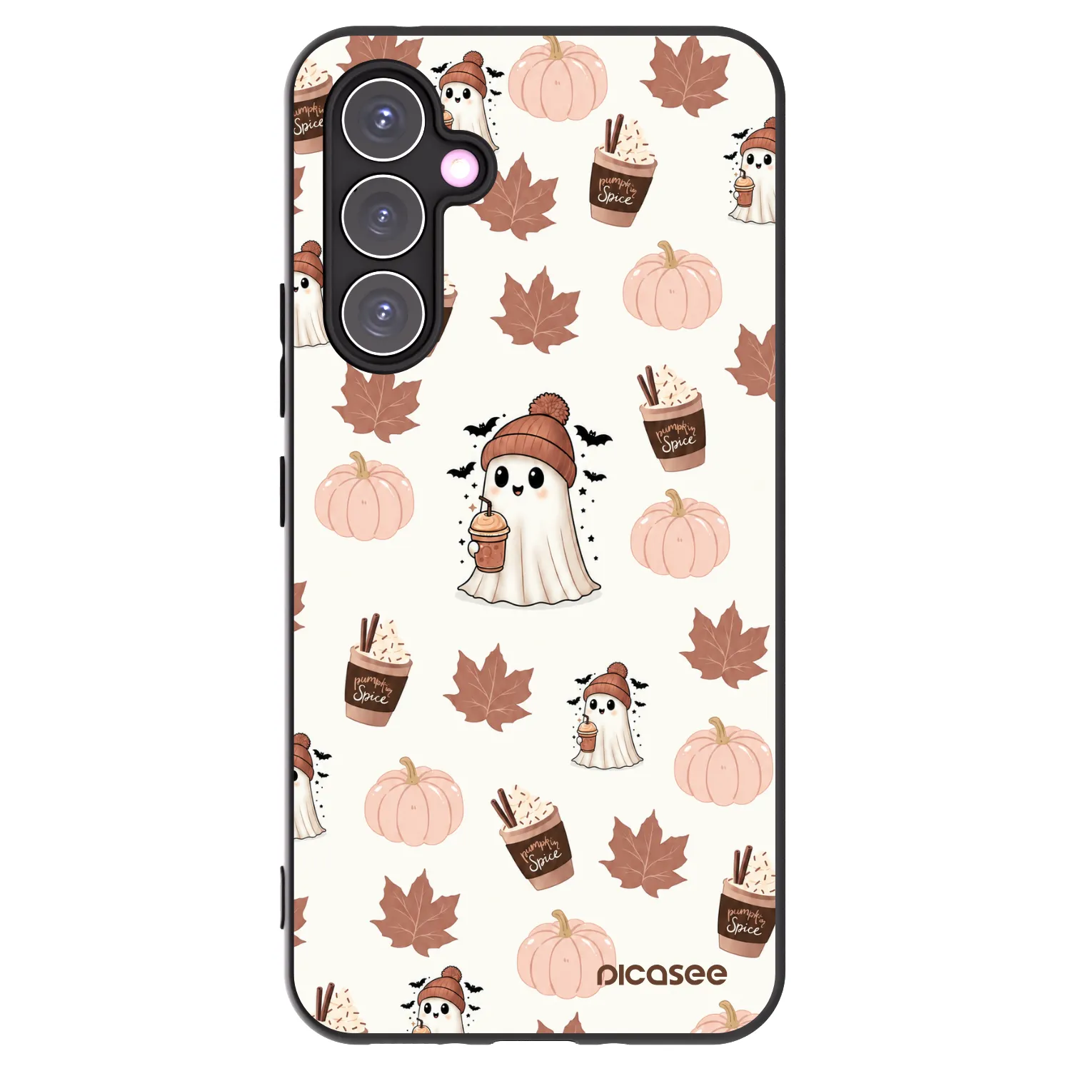 Picasee silikonski črni ovitek za Samsung Galaxy A54 5G A546B - Pumpkin spice