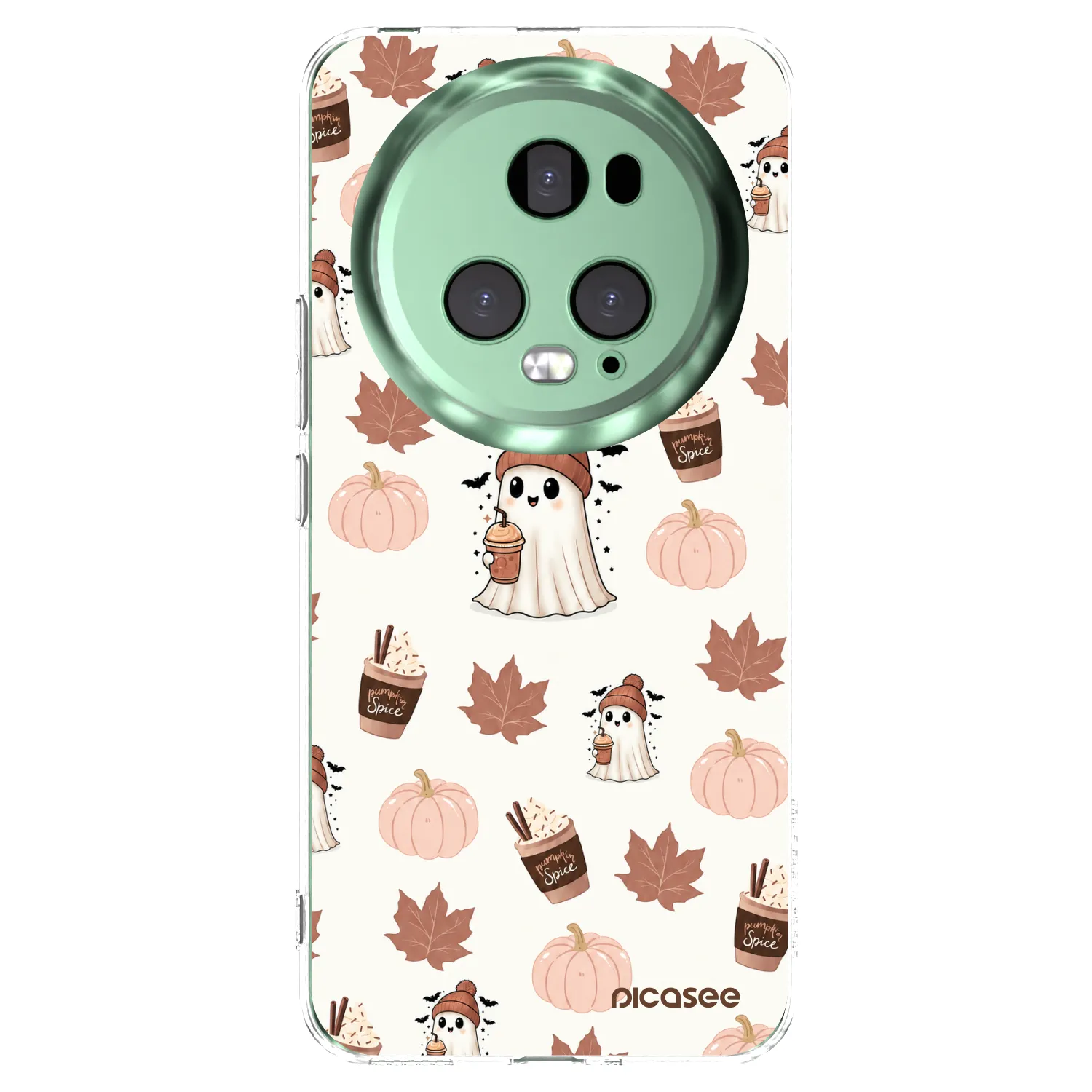 Picasee silikonski prozorni ovitek za Honor Magic5 Pro - Pumpkin spice