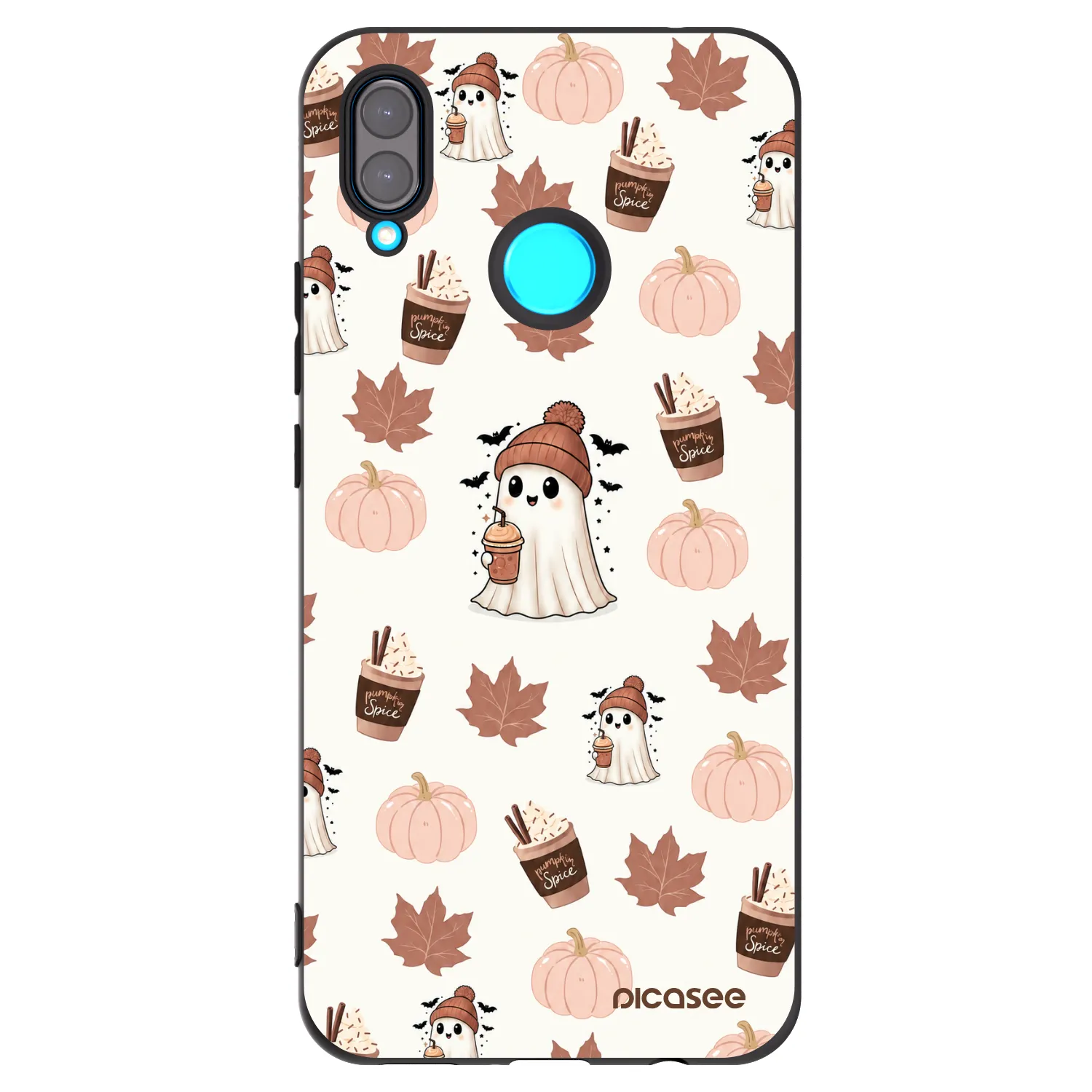 Picasee silikonski črni ovitek za Huawei Nova 3i - Pumpkin spice