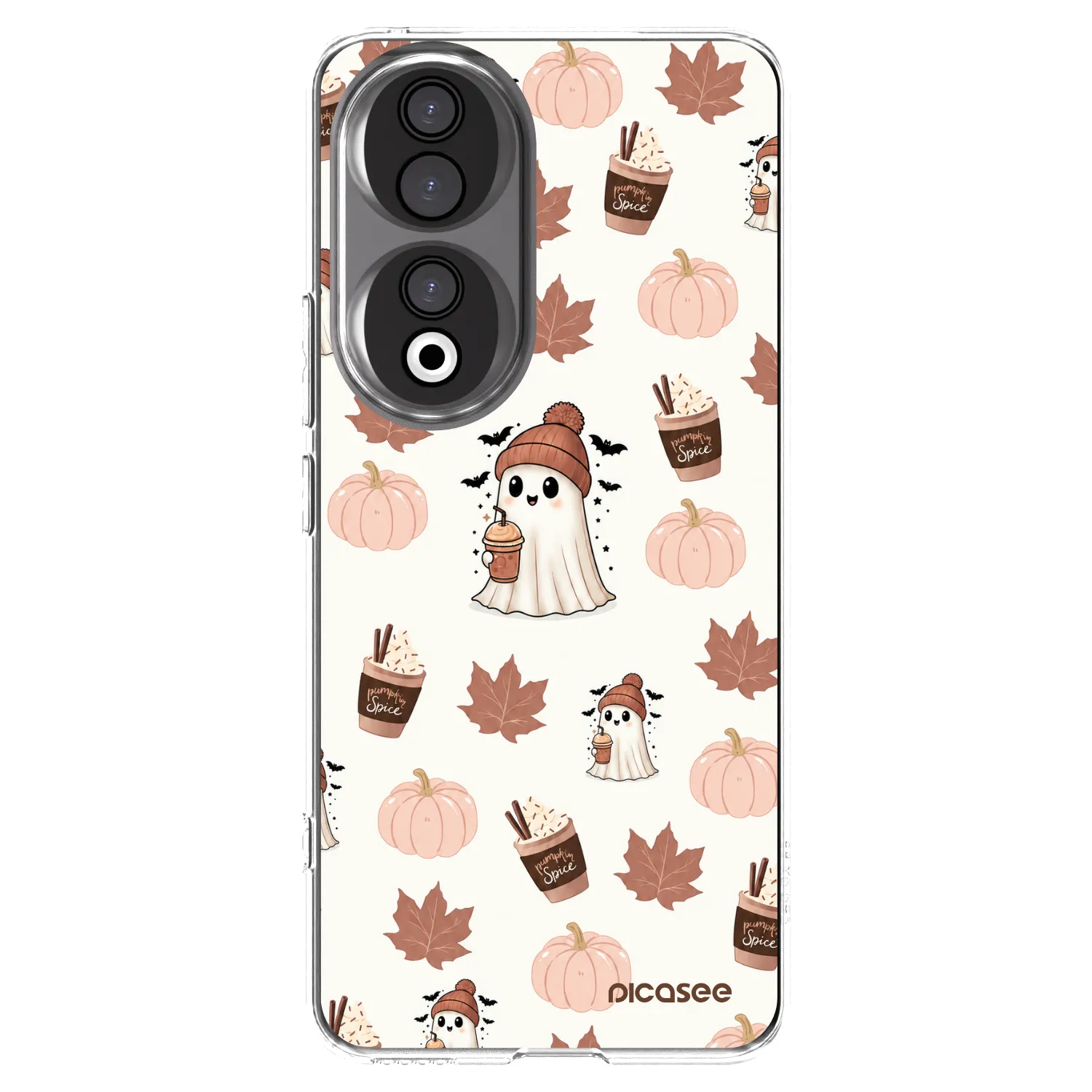 Picasee silikonski prozorni ovitek za Honor 90 5G - Pumpkin spice