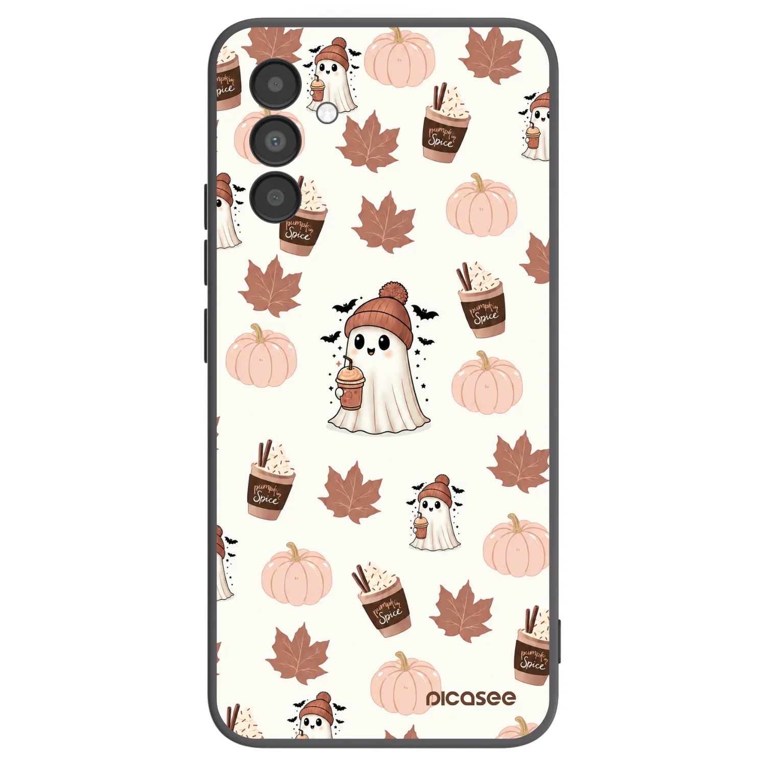 Picasee silikonski črni ovitek za Samsung Galaxy A04s A047F - Pumpkin spice