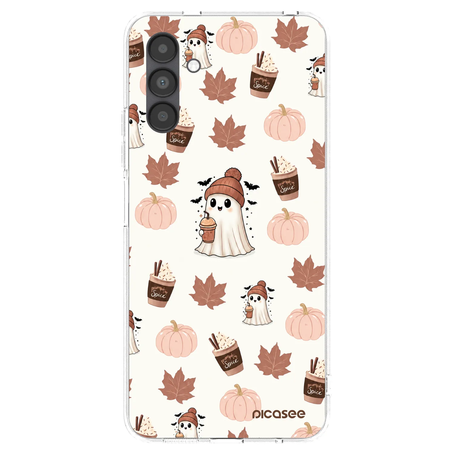 Picasee silikonski prozorni ovitek za Samsung Galaxy A04s A047F - Pumpkin spice