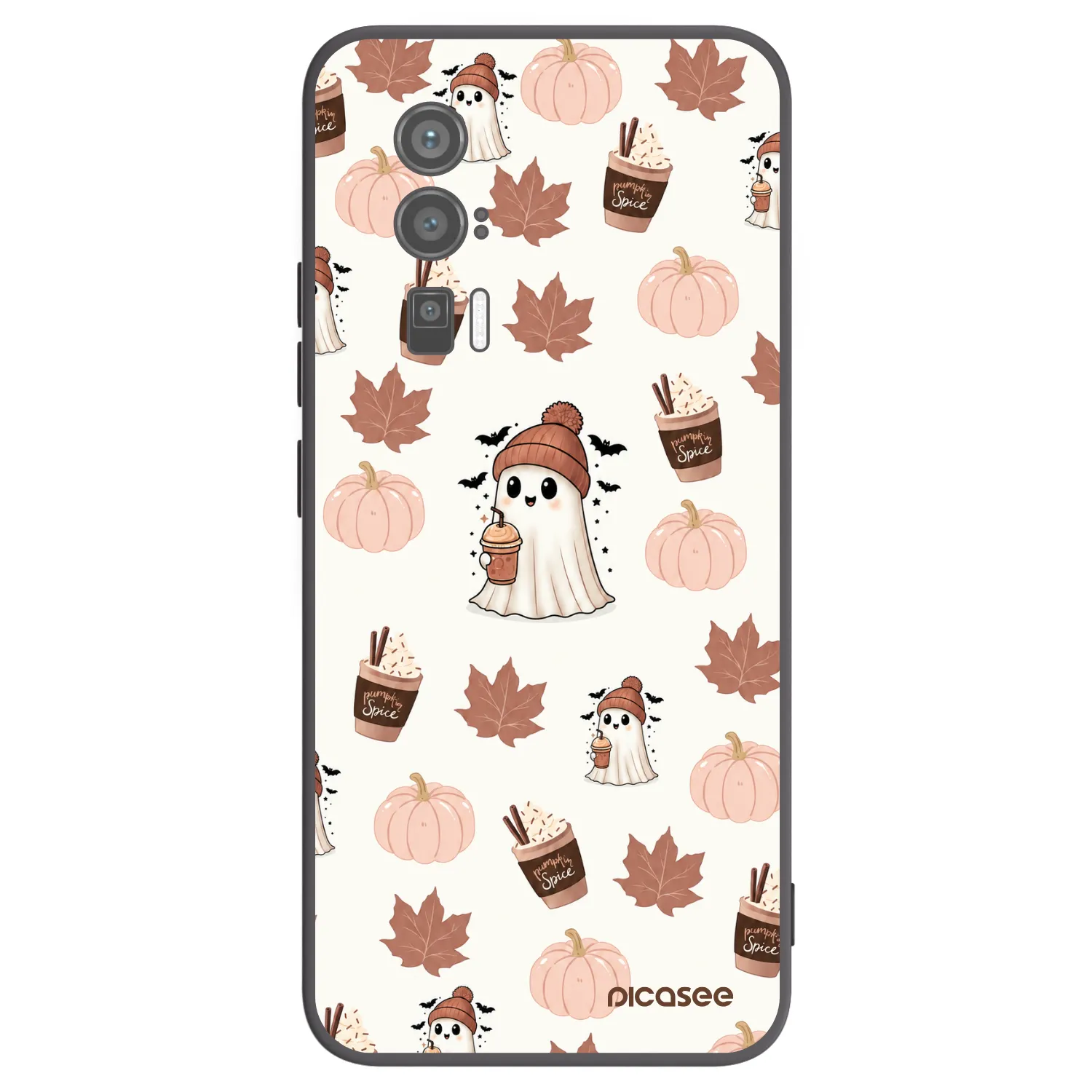 Picasee silikonski črni ovitek za Xiaomi Poco F5 Pro 5G - Pumpkin spice