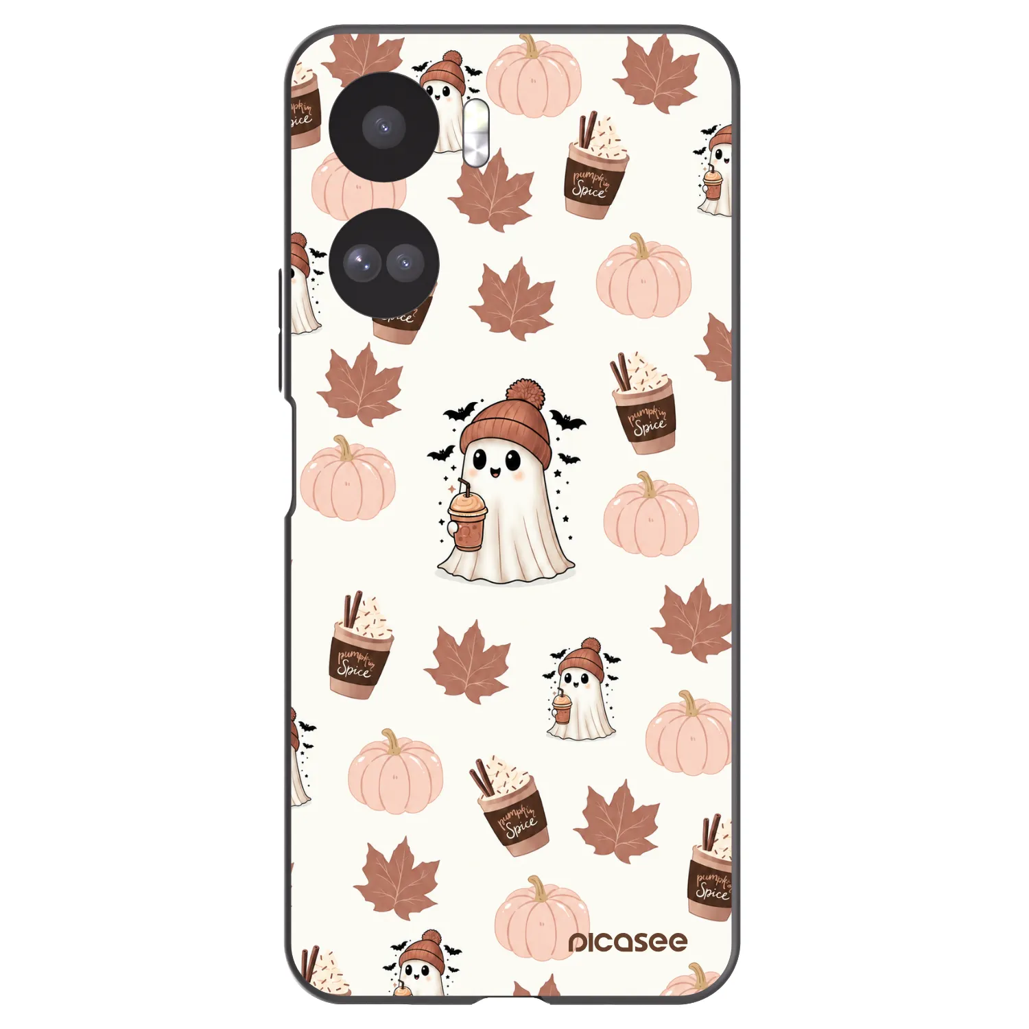 Picasee silikonski črni ovitek za Honor 90 Lite 5G - Pumpkin spice