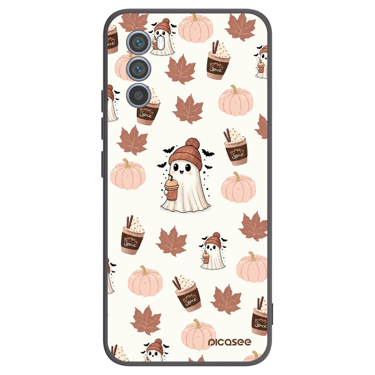 Picasee silikonski črni ovitek za Motorola Moto G62 - Pumpkin spice