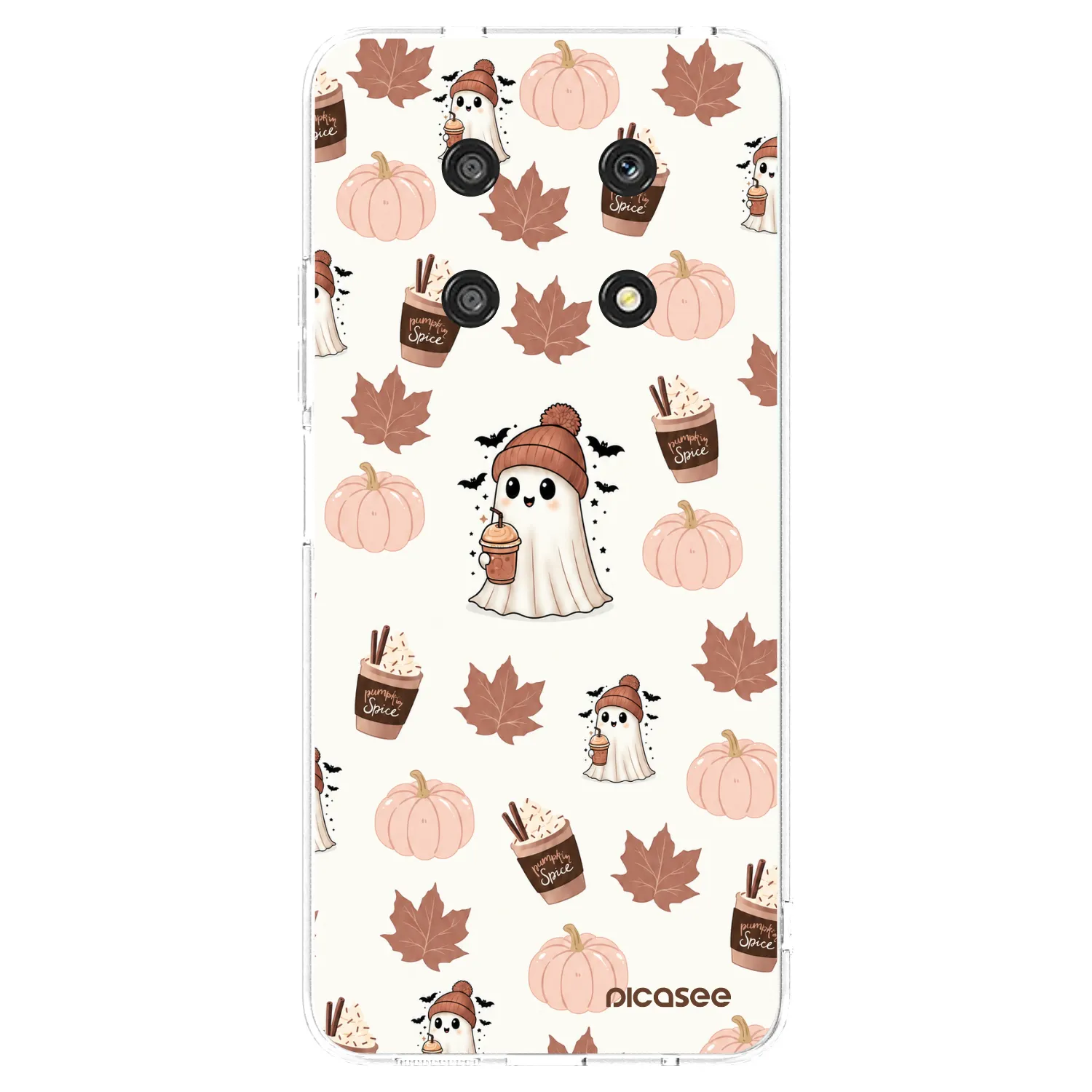Picasee silikonski prozorni ovitek za Honor Magic4 Lite 5G - Pumpkin spice