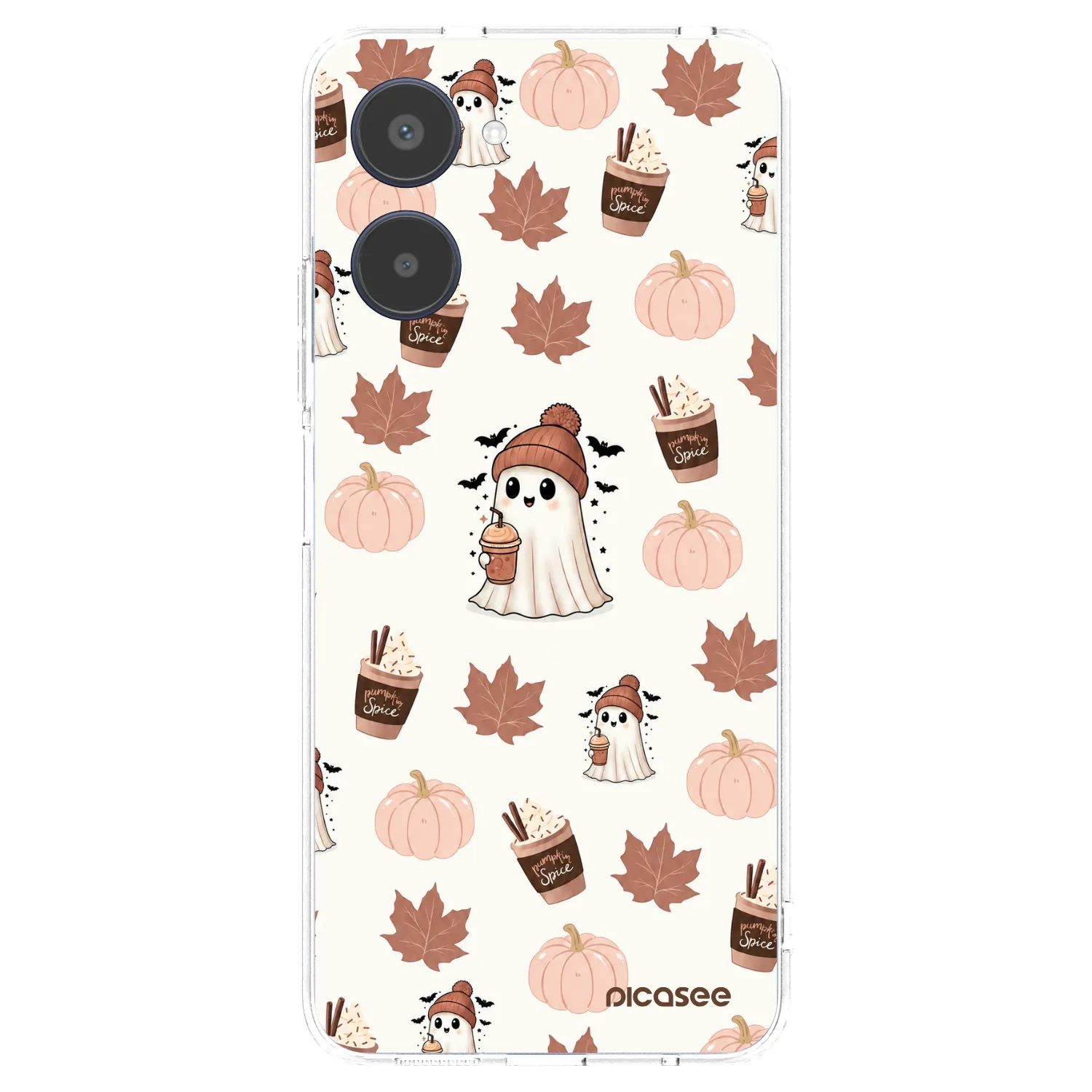 Picasee silikonski prozorni ovitek za Realme 10 4G - Pumpkin spice