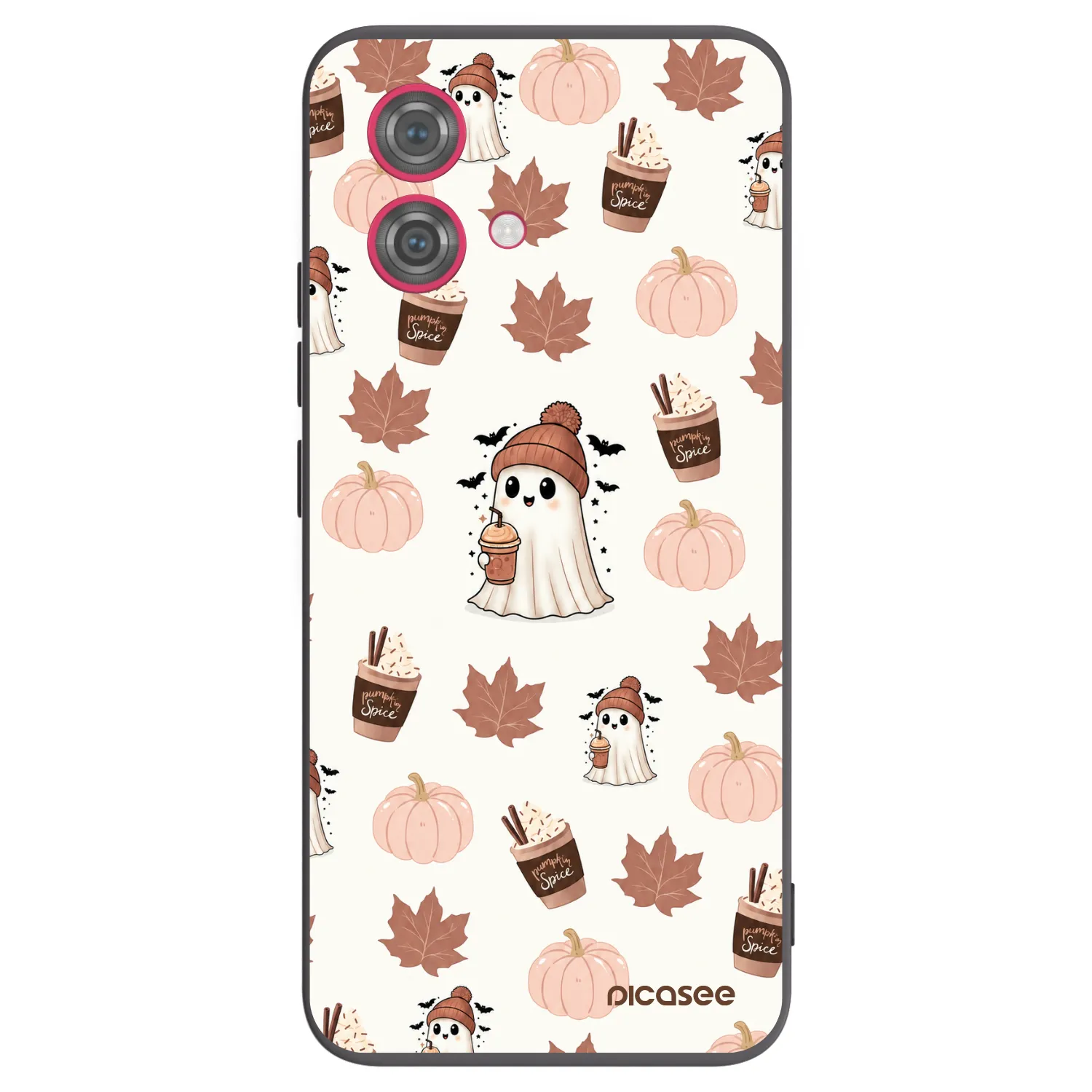 Picasee silikonski črni ovitek za Motorola Moto G84 5G - Pumpkin spice
