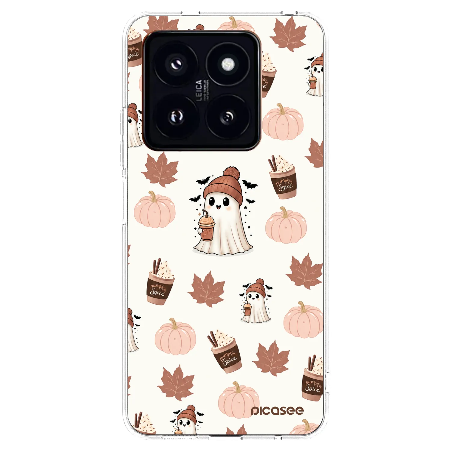 Picasee silikonski prozorni ovitek za Xiaomi 14 Pro - Pumpkin spice
