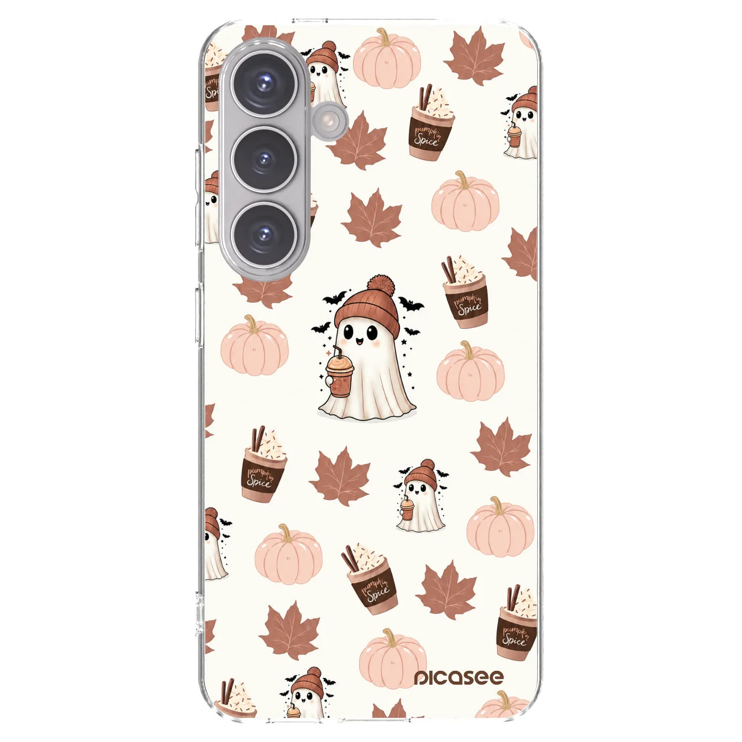 Picasee silikonski prozorni ovitek za Samsung Galaxy S24 S921B 5G - Pumpkin spice