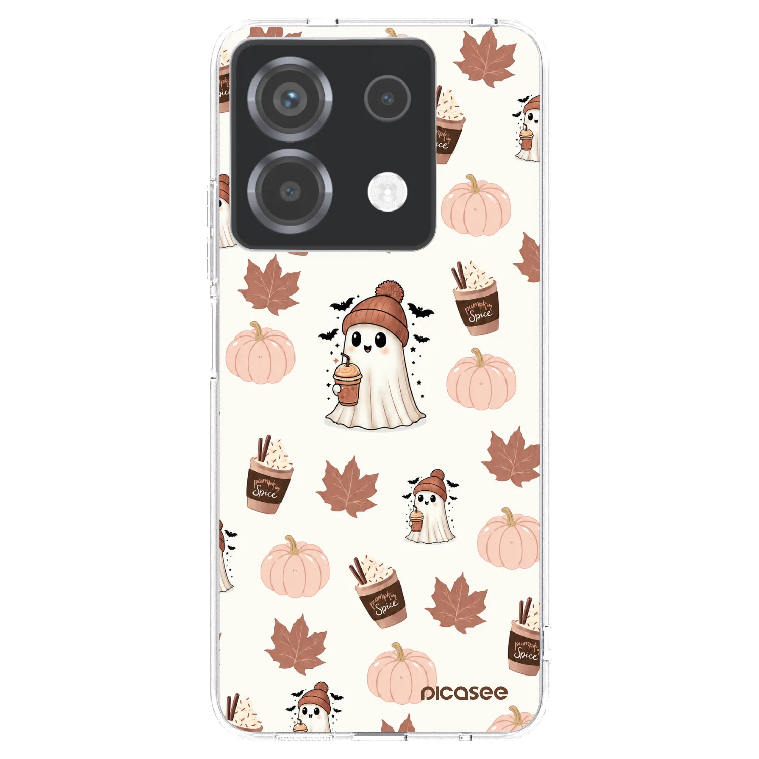 Picasee silikonski prozorni ovitek za Xiaomi Poco X6 - Pumpkin spice