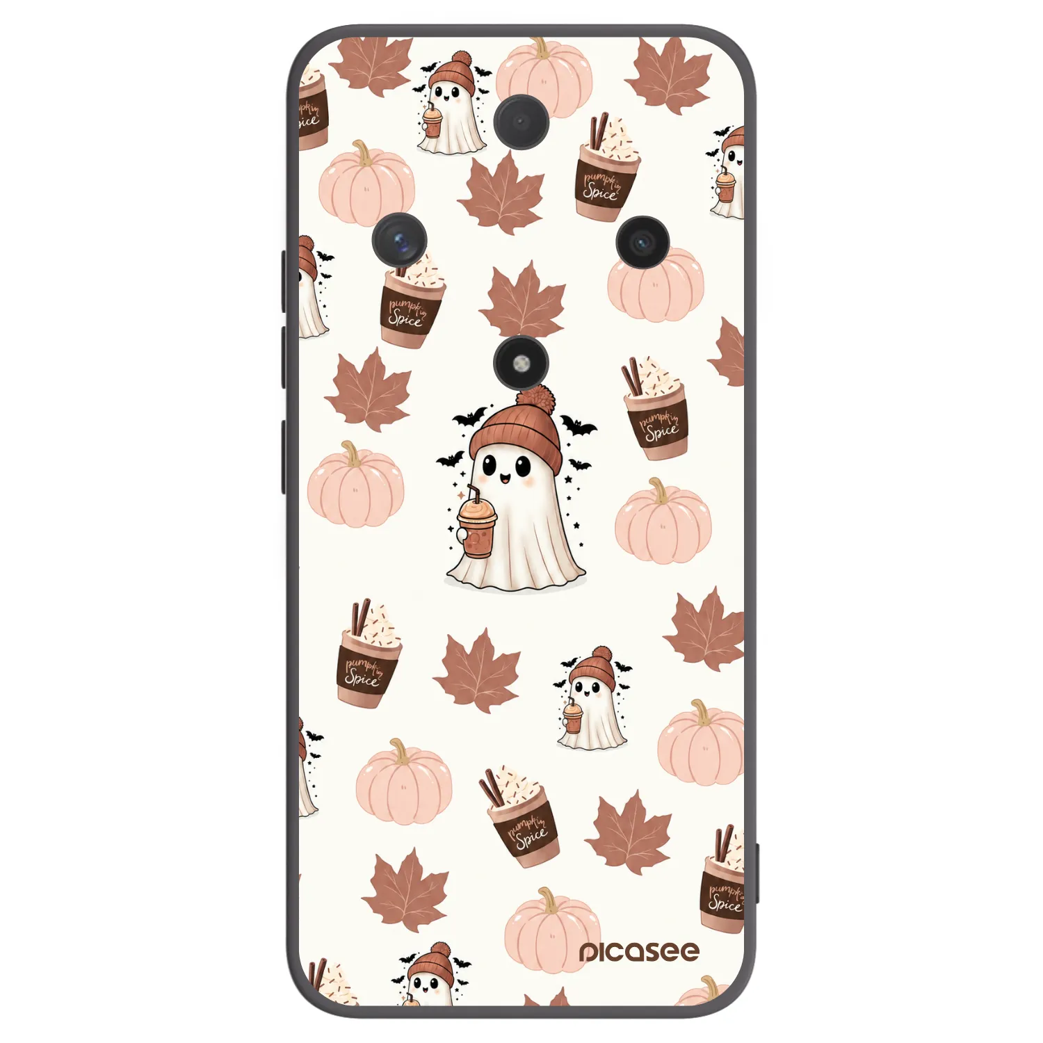 Picasee silikonski črni ovitek za Honor Magic6 Lite 5G - Pumpkin spice