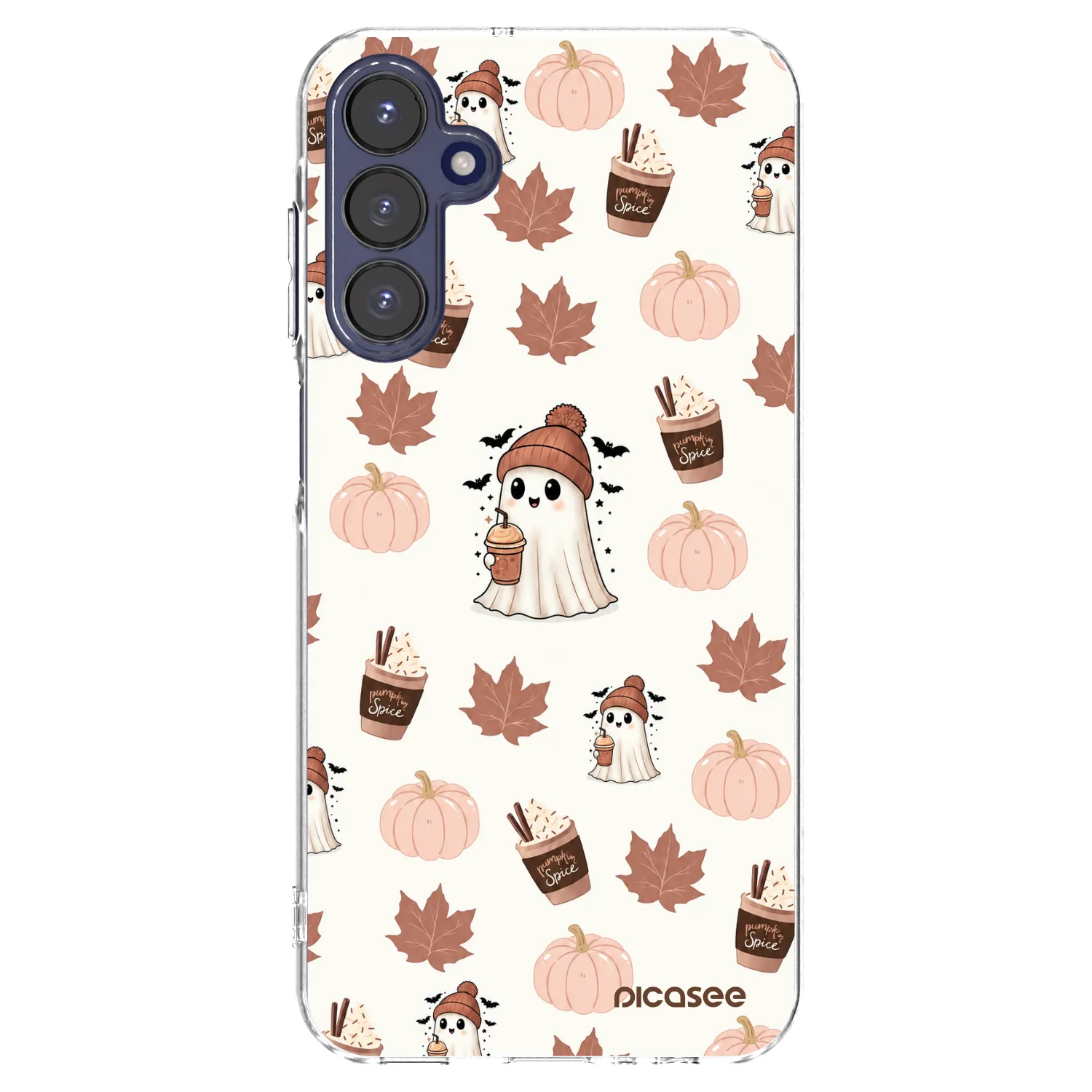 Picasee silikonski prozorni ovitek za Samsung Galaxy A15 A155F 4G - Pumpkin spice