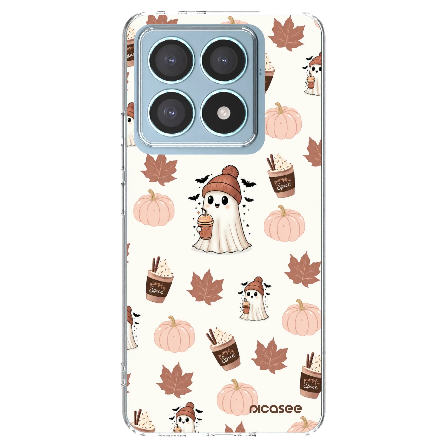 Picasee silikonski prozorni ovitek za Xiaomi 14T Pro - Pumpkin spice