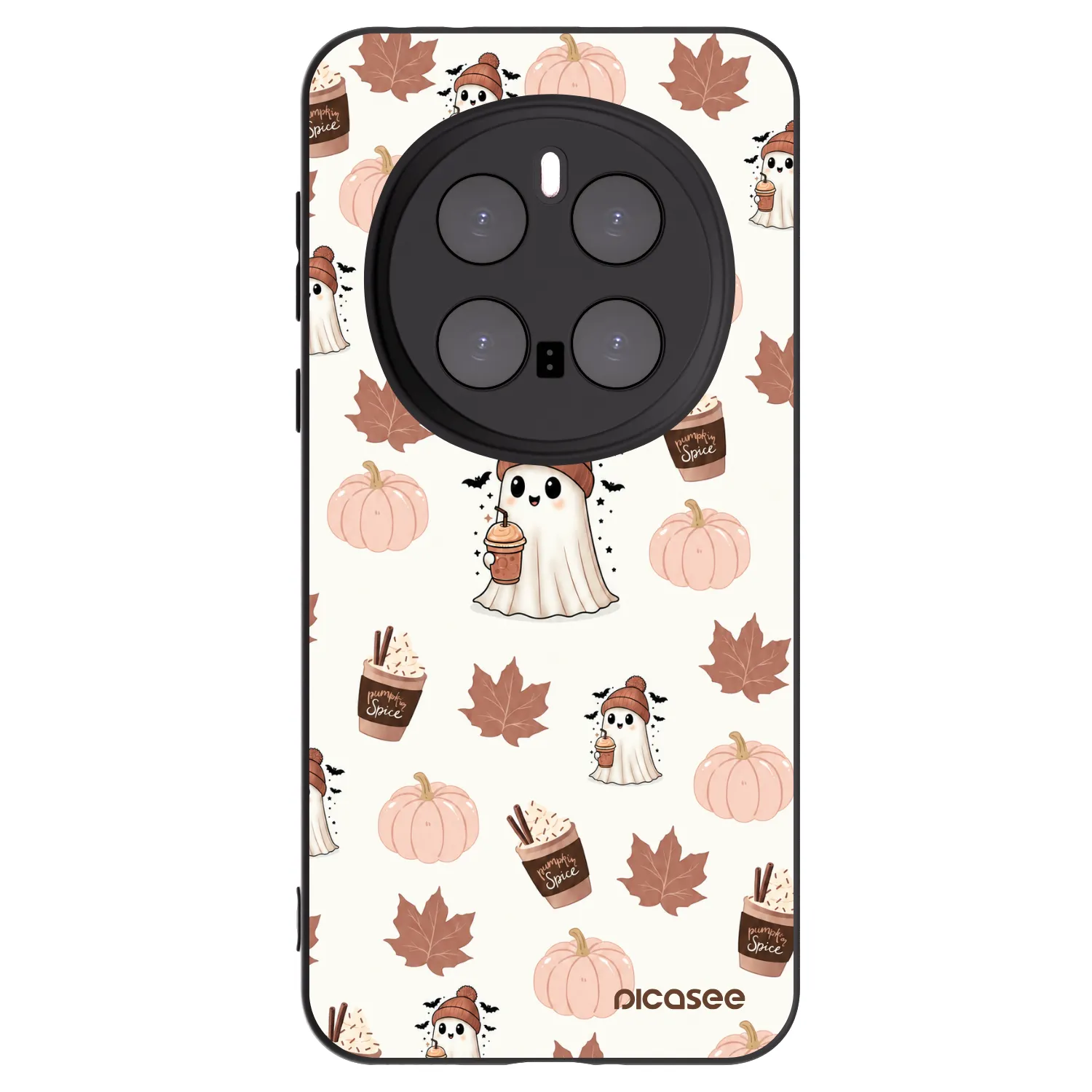 Picasee silikonski črni ovitek za Honor Magic7 Pro 5G - Pumpkin spice