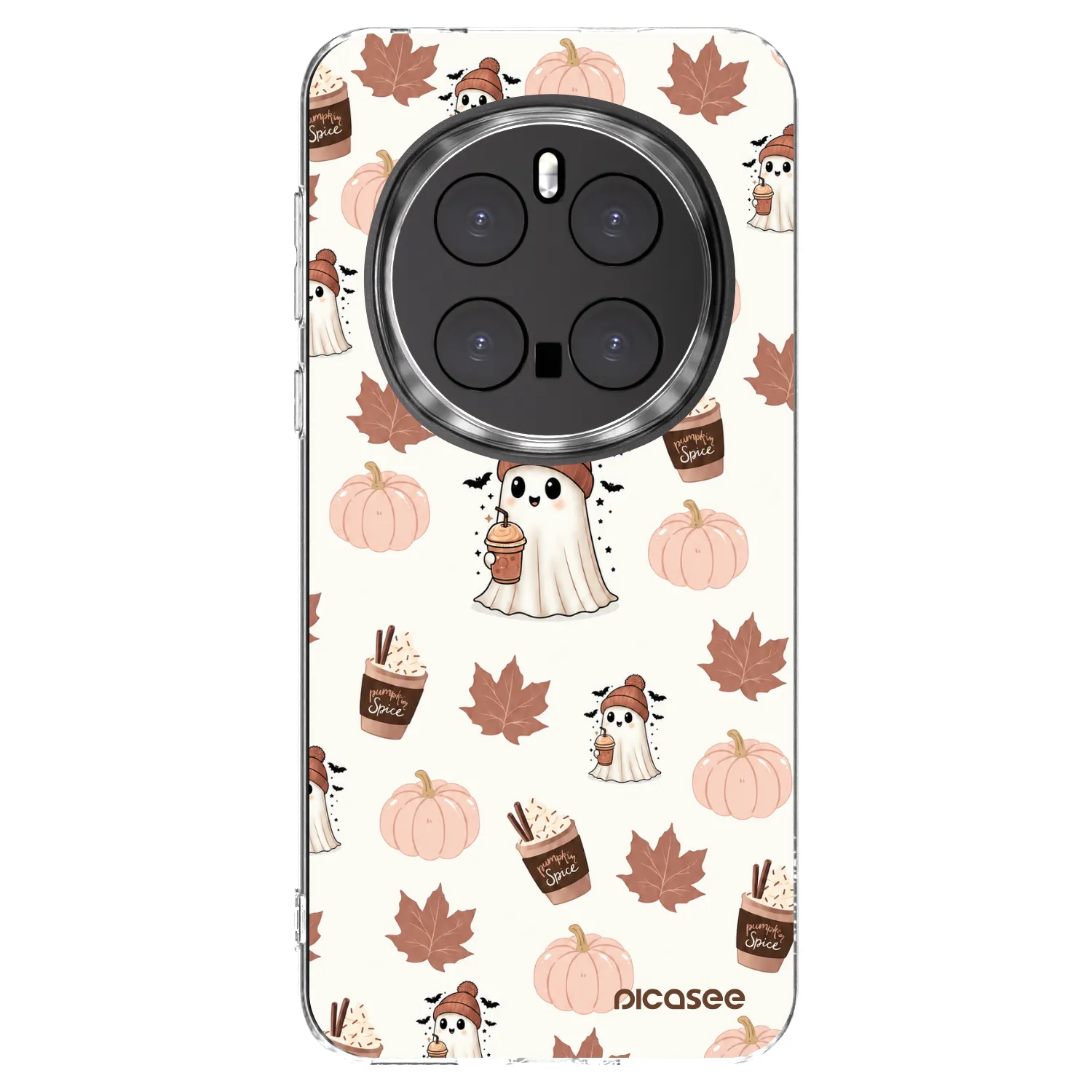 Picasee silikonski prozorni ovitek za Honor Magic7 Pro 5G - Pumpkin spice