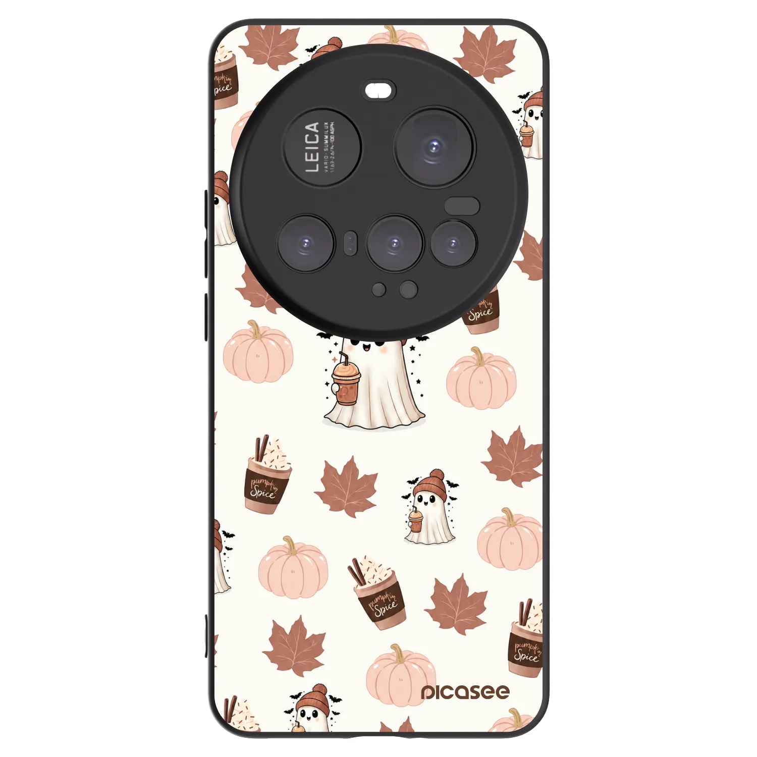 Picasee silikonski črni ovitek za Xiaomi 15 Ultra - Pumpkin spice