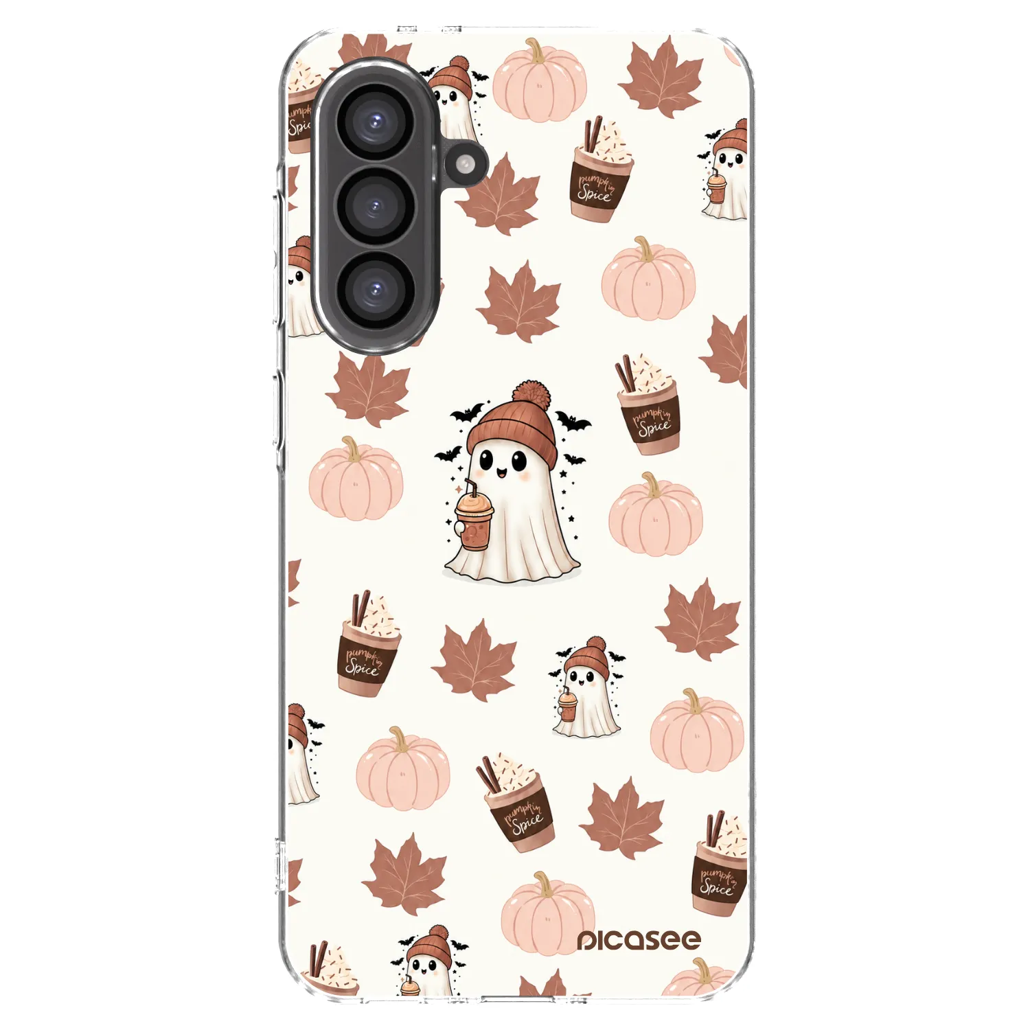 Picasee silikonski prozorni ovitek za Samsung Galaxy A36 5G - Pumpkin spice