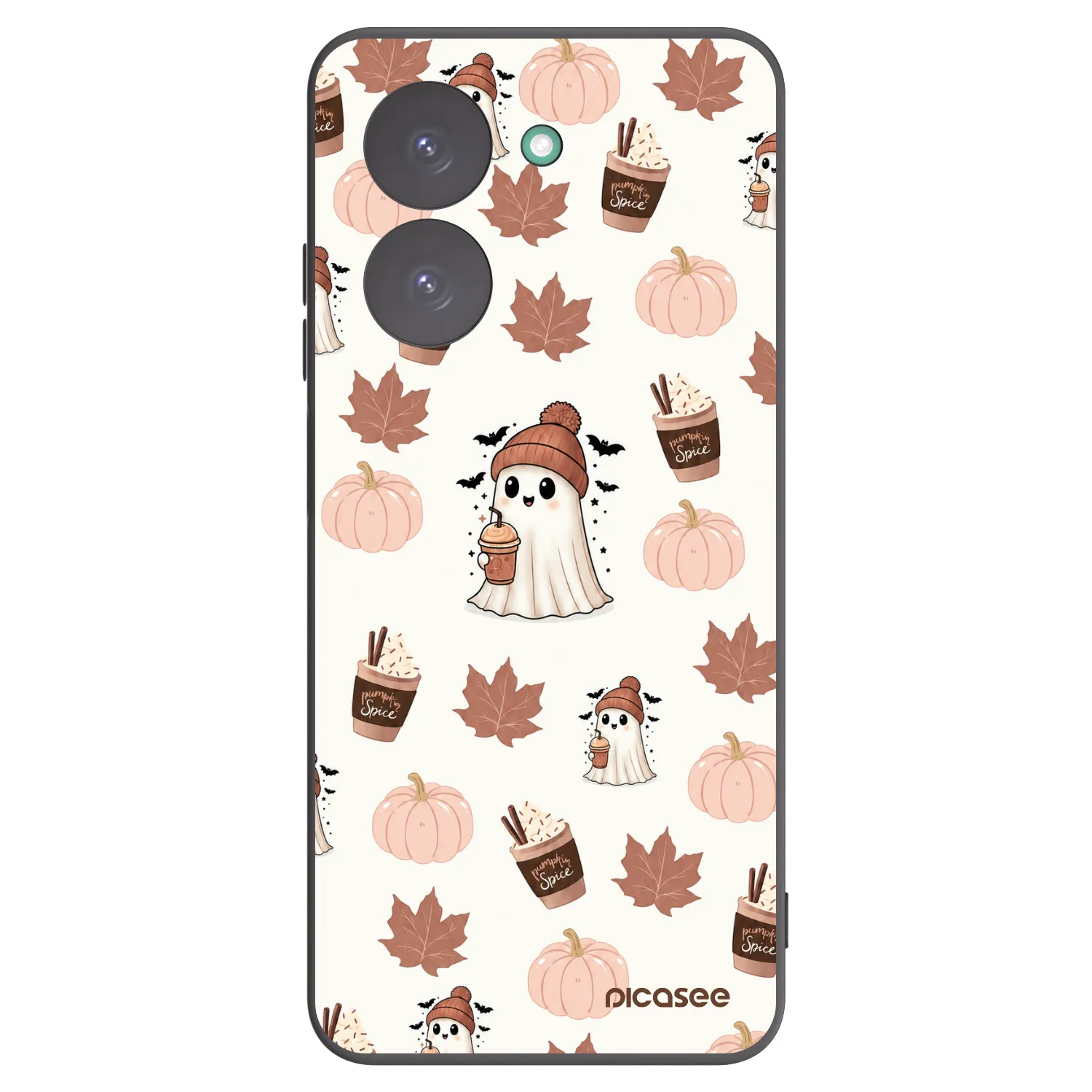 Picasee silikonski črni ovitek za Xiaomi Redmi A5 - Pumpkin spice