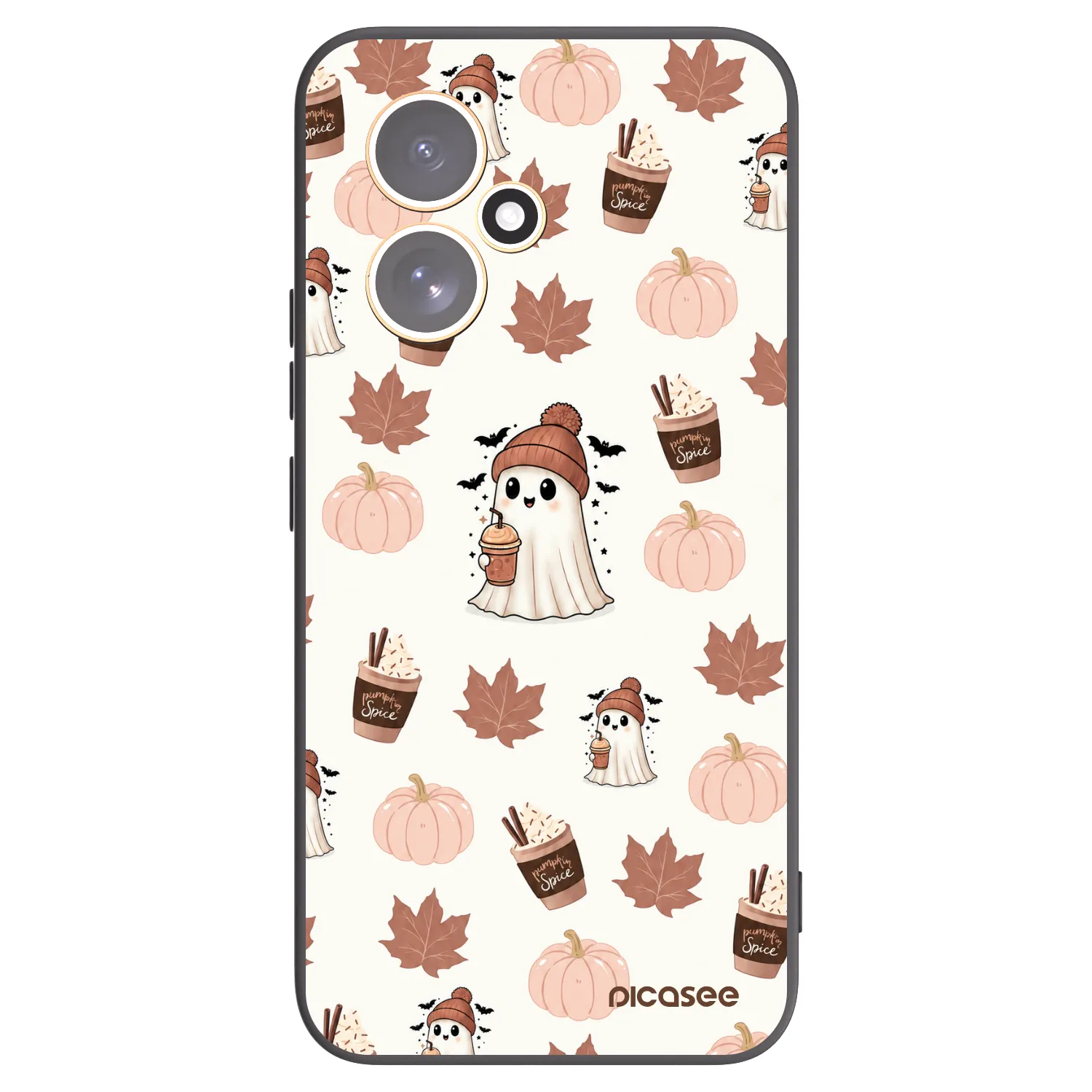 Picasee silikonski črni ovitek za Honor 400 5G - Pumpkin spice