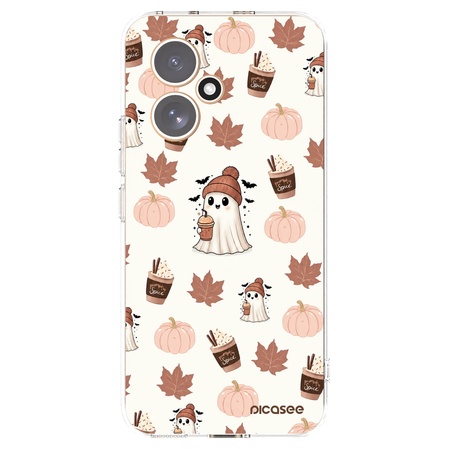 Picasee silikonski prozorni ovitek za Honor 400 5G - Pumpkin spice
