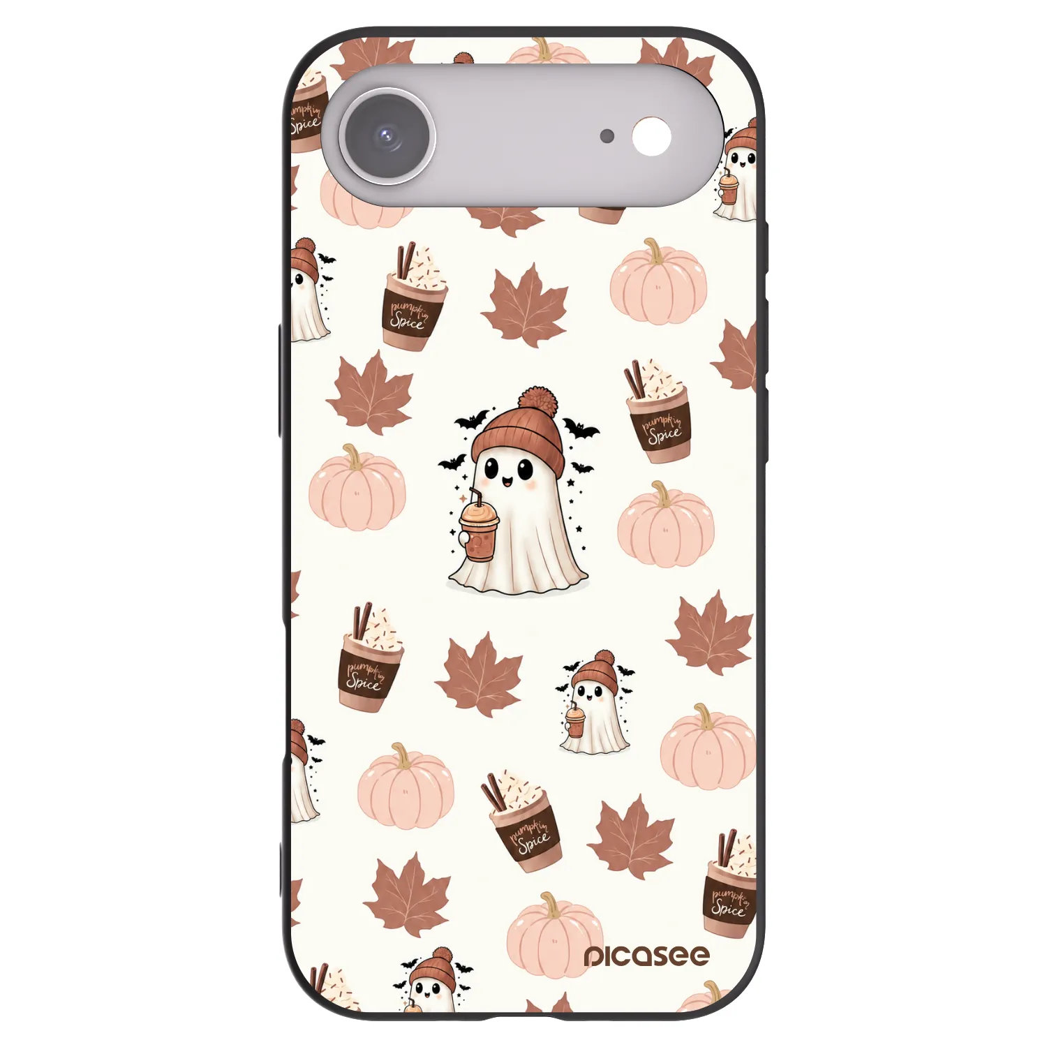 Picasee silikonski črni ovitek za Apple iPhone Air - Pumpkin spice