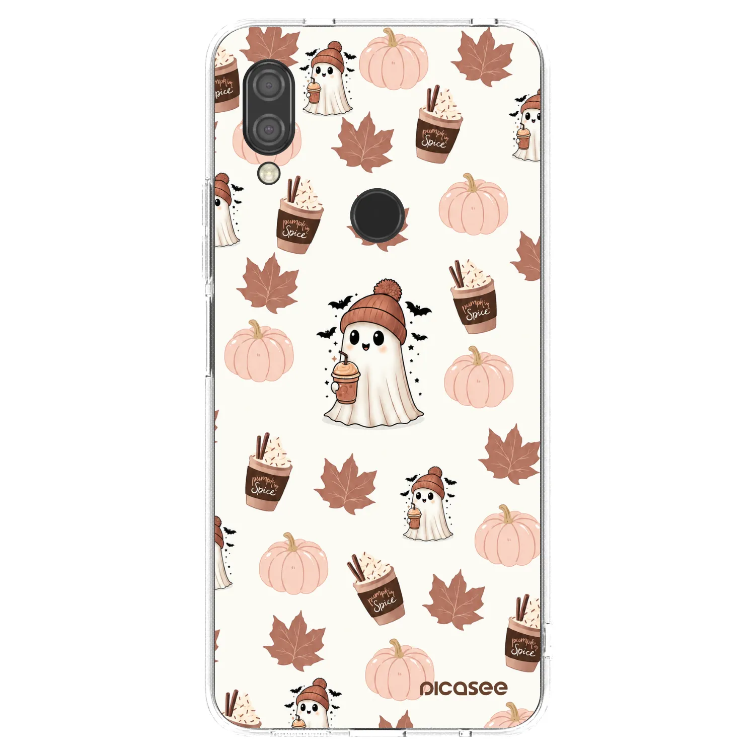 Picasee silikonski prozorni ovitek za Xiaomi Redmi 7 - Pumpkin spice