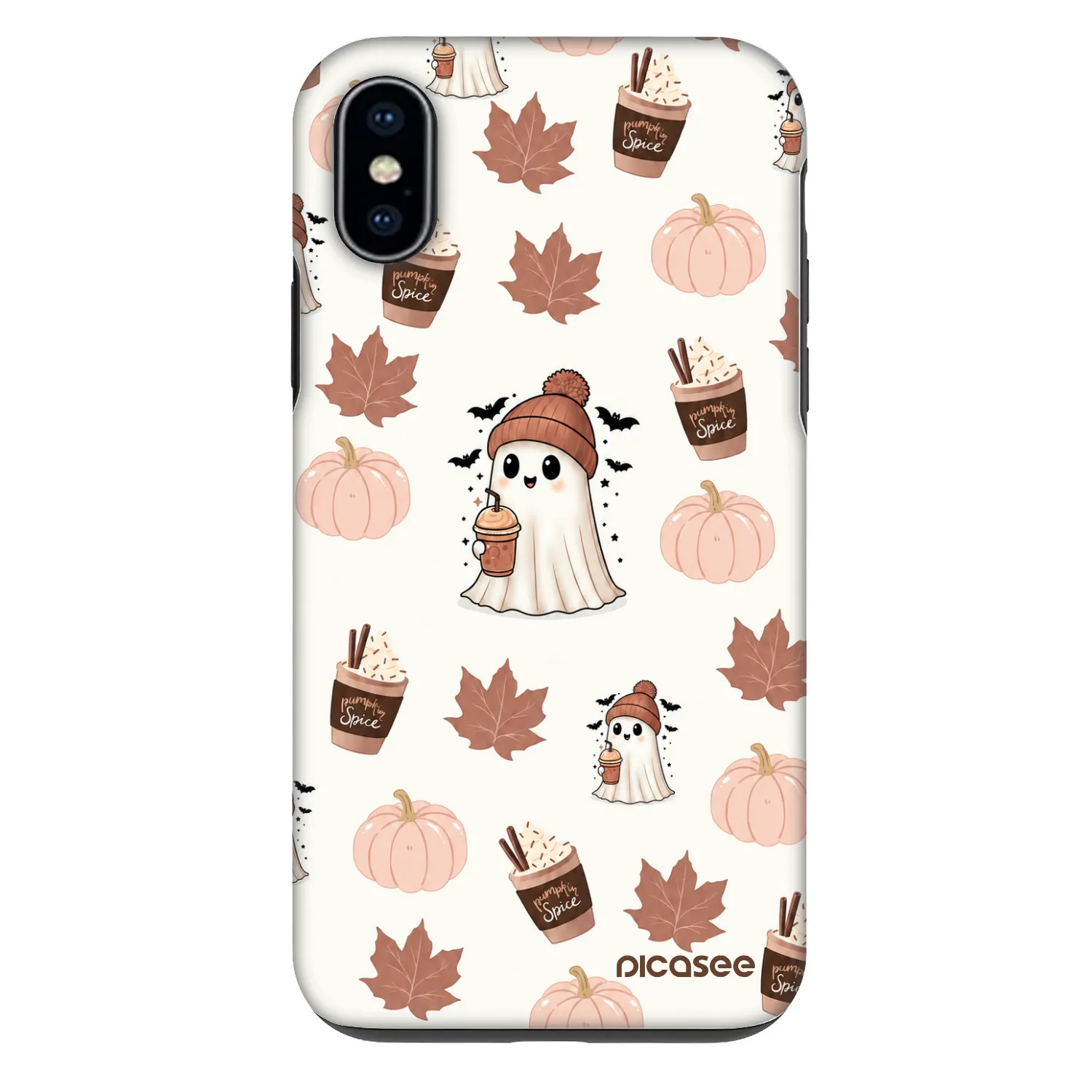 Picasee Fashion Case za Apple iPhone X/XS - Pumpkin spice