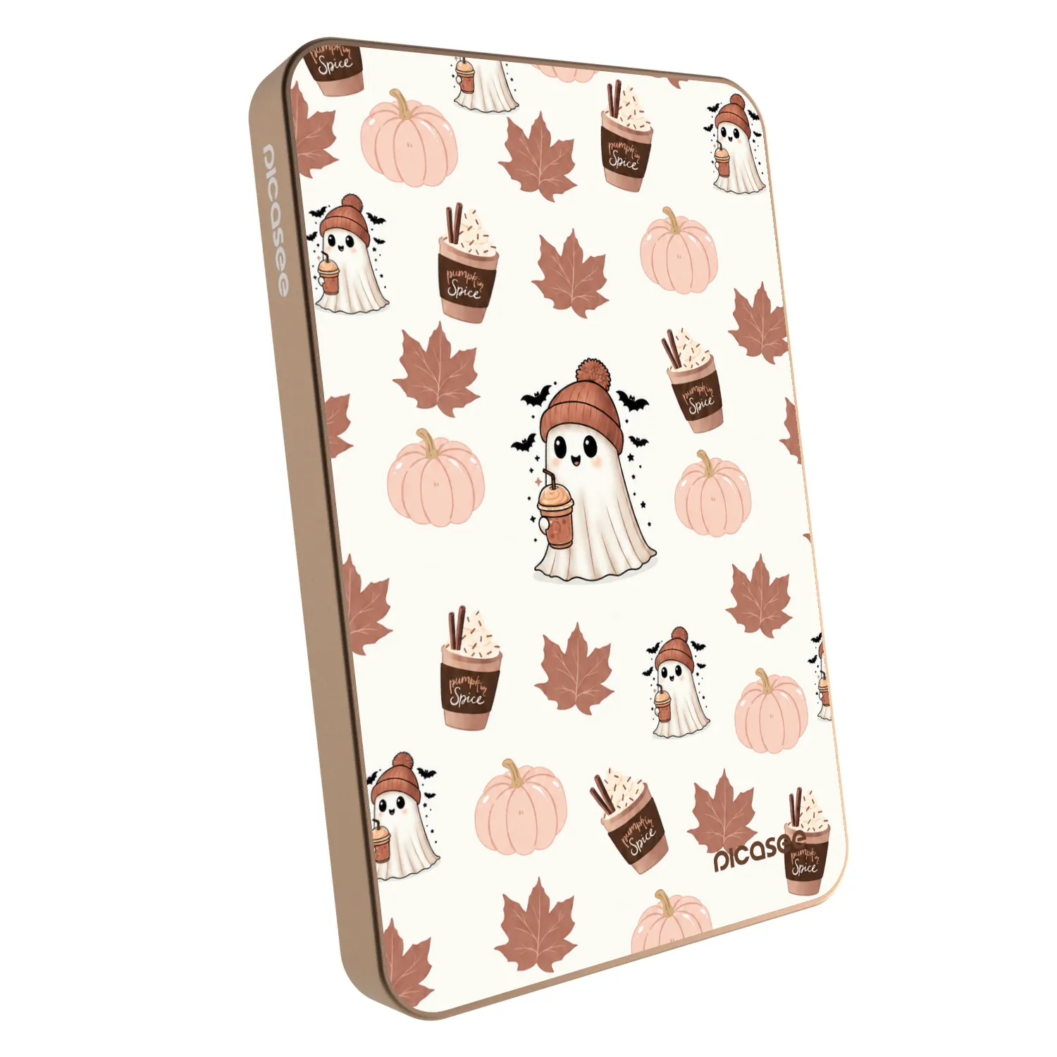 Picasee Prenosna baterija z MagSafe 5 000 mAh Zlati - Pumpkin spice