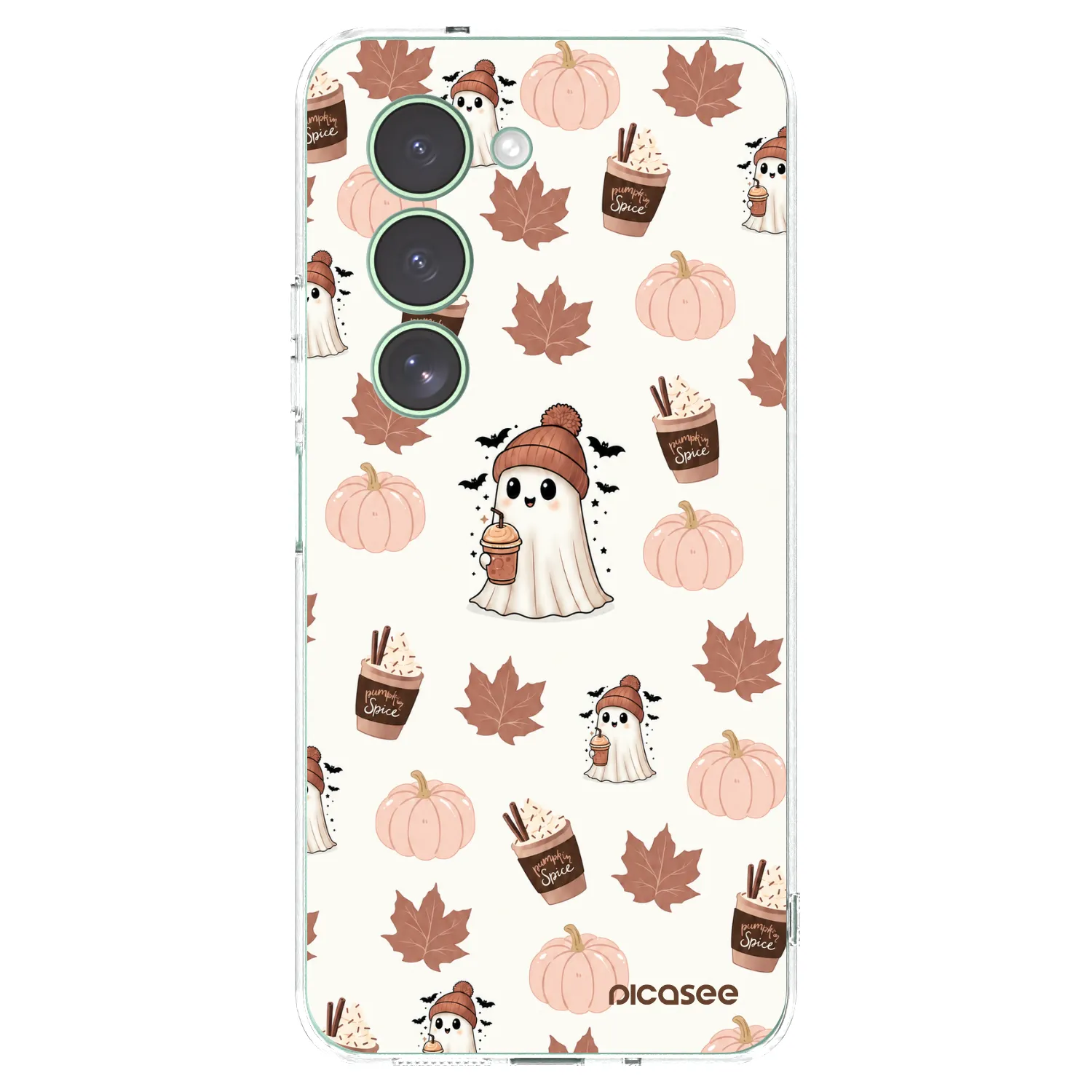 Picasee silikonski prozorni ovitek za Xiaomi Redmi 15 5G - Pumpkin spice