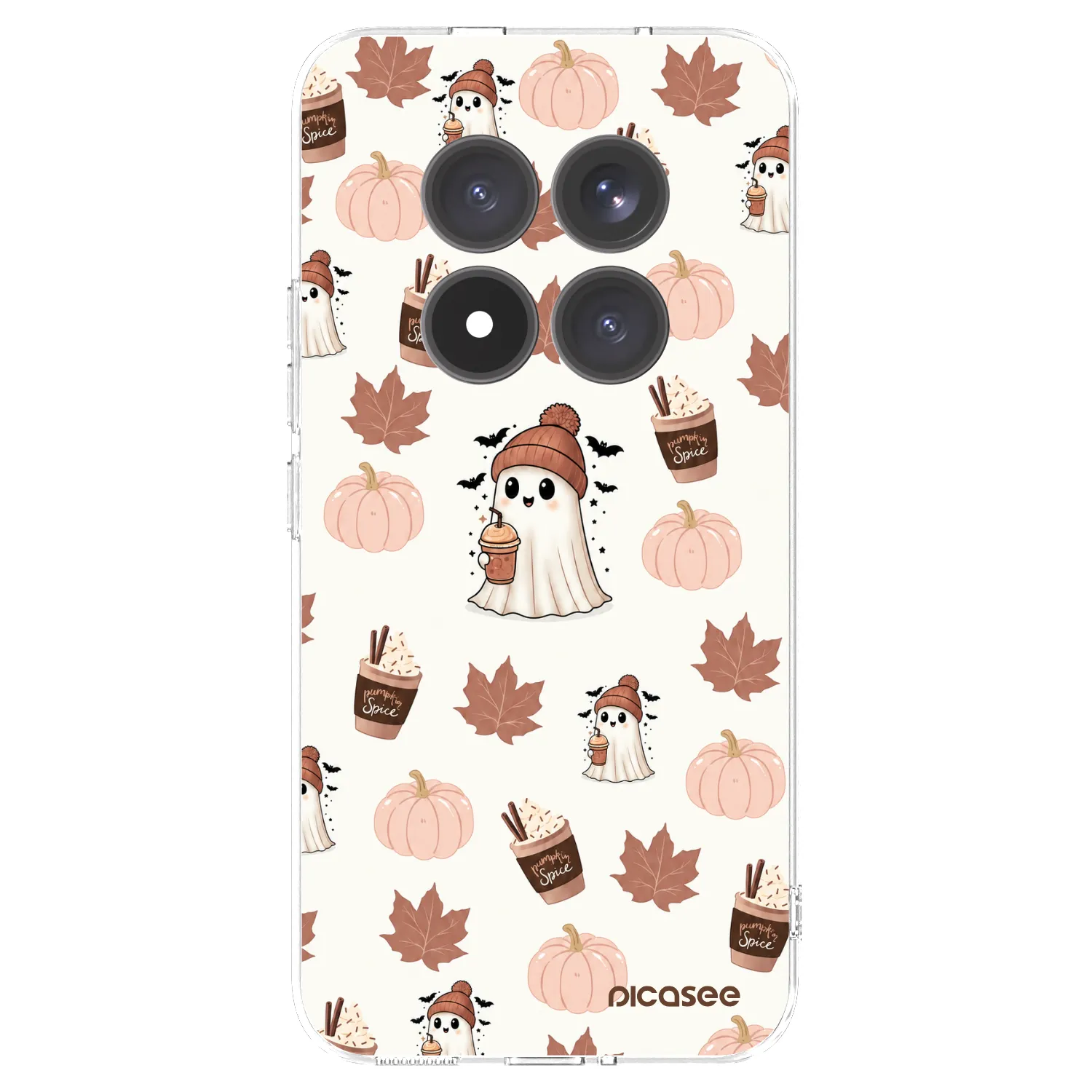 Picasee silikonski prozorni ovitek za Xiaomi Redmi Note 15 Pro+ - Pumpkin spice