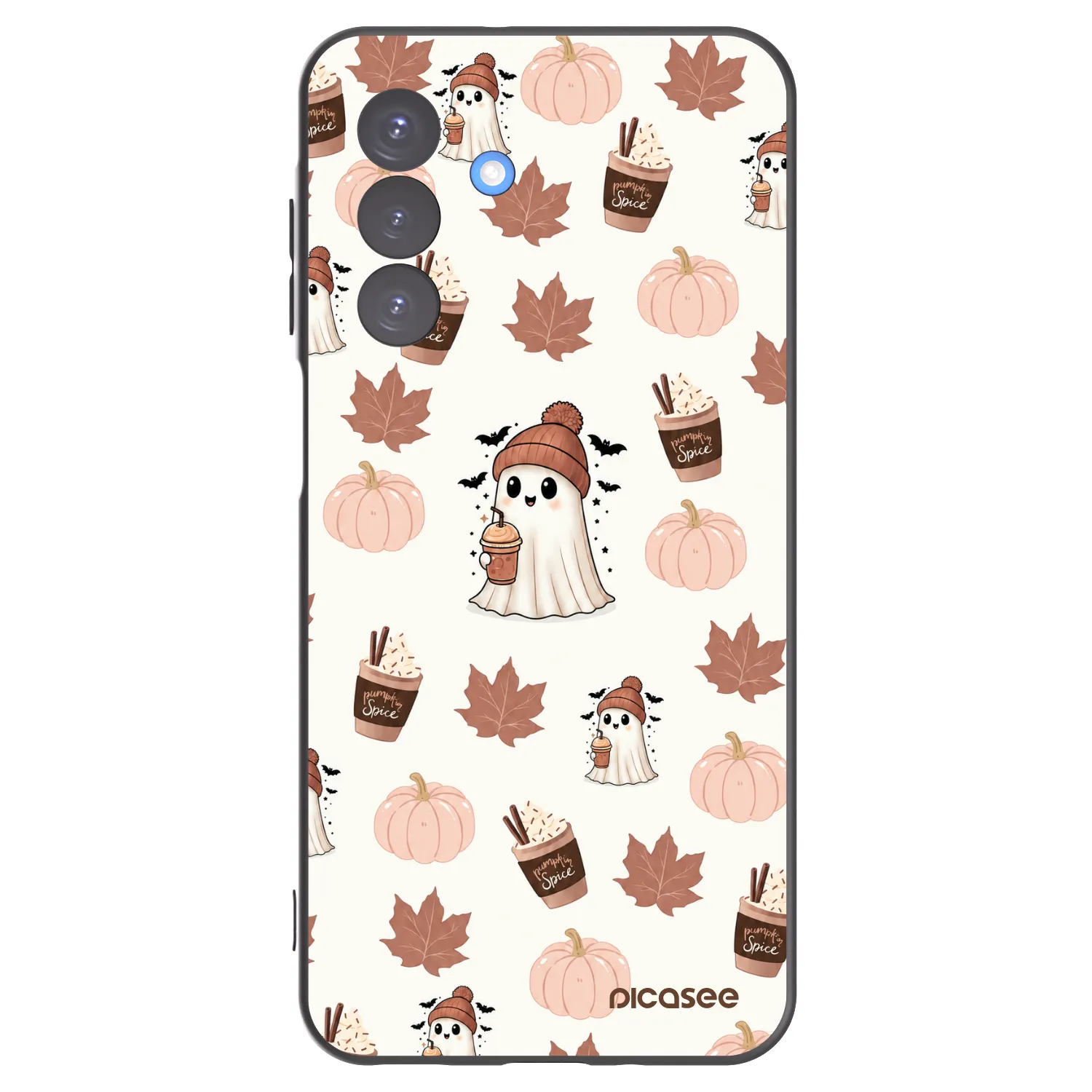 Picasee silikonski črni ovitek za Samsung Galaxy A17 5G - Pumpkin spice