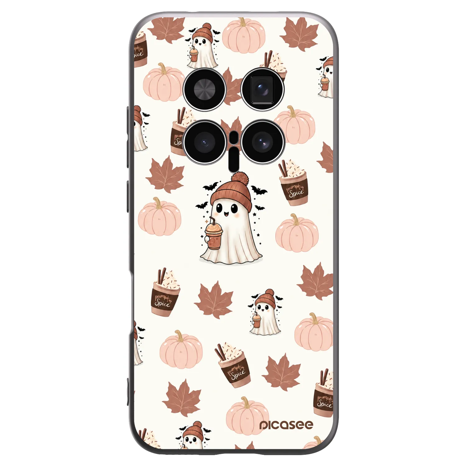 Picasee silikonski črni ovitek za Honor Magic8 Pro 5G - Pumpkin spice