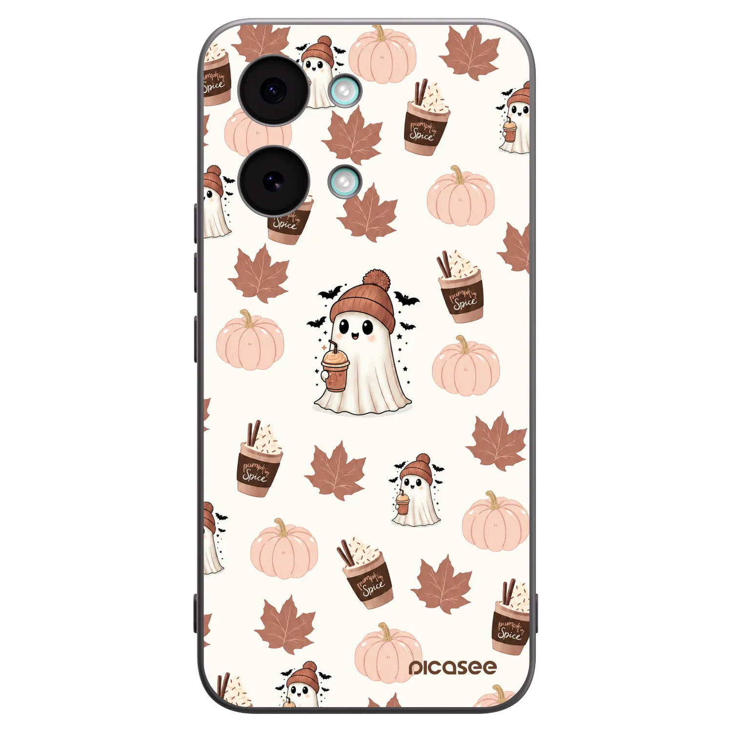 Picasee silikonski črni ovitek za Xiaomi Poco X8 Pro Max - Pumpkin spice