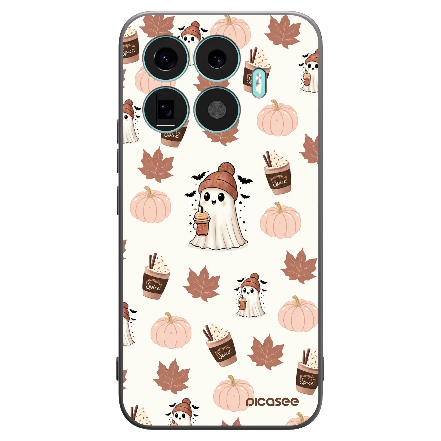 Picasee silikonski črni ovitek za Xiaomi 17T Pro - Pumpkin spice