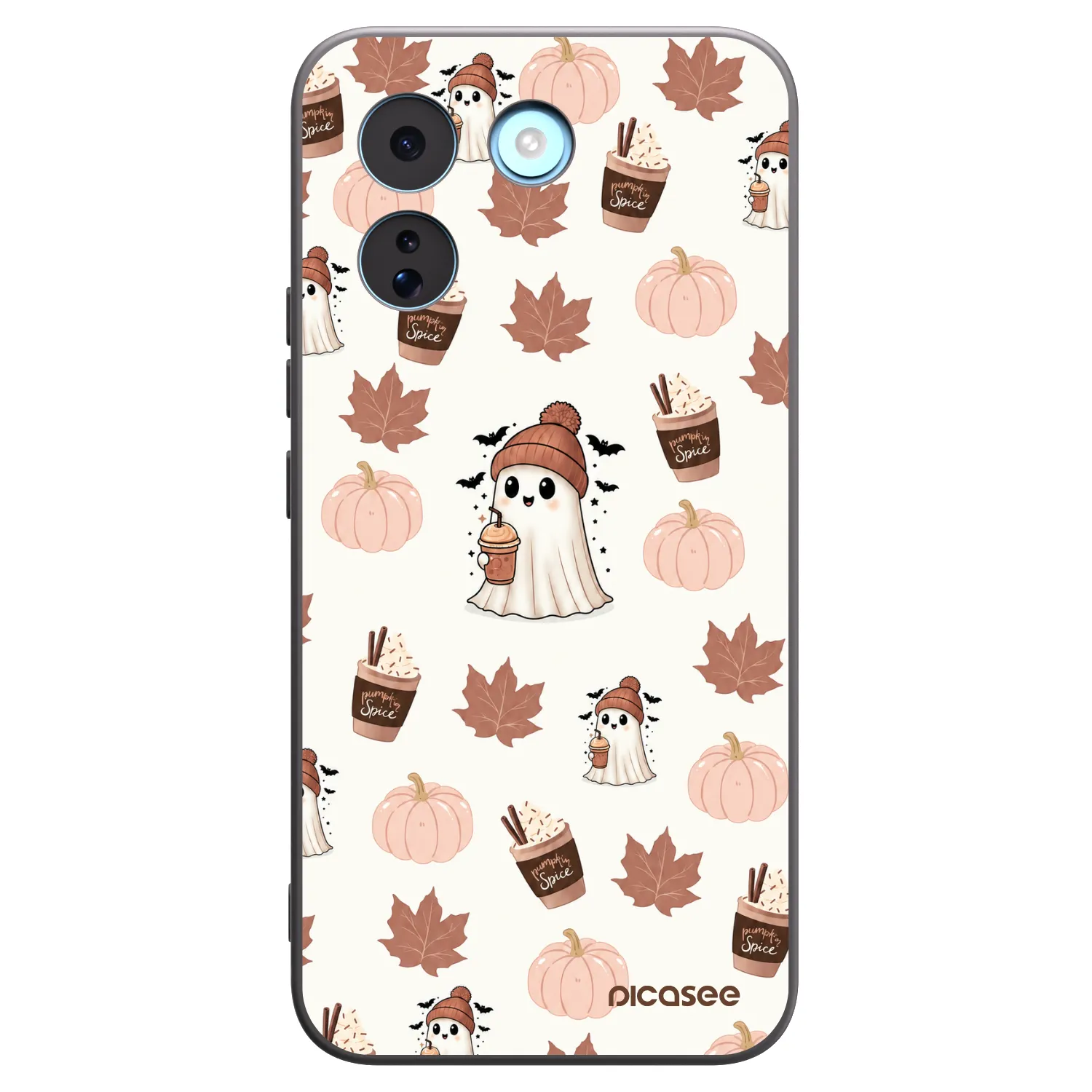 Picasee silikonski črni ovitek za Xiaomi Redmi Note 17 Pro MAX 5G - Pumpkin spice