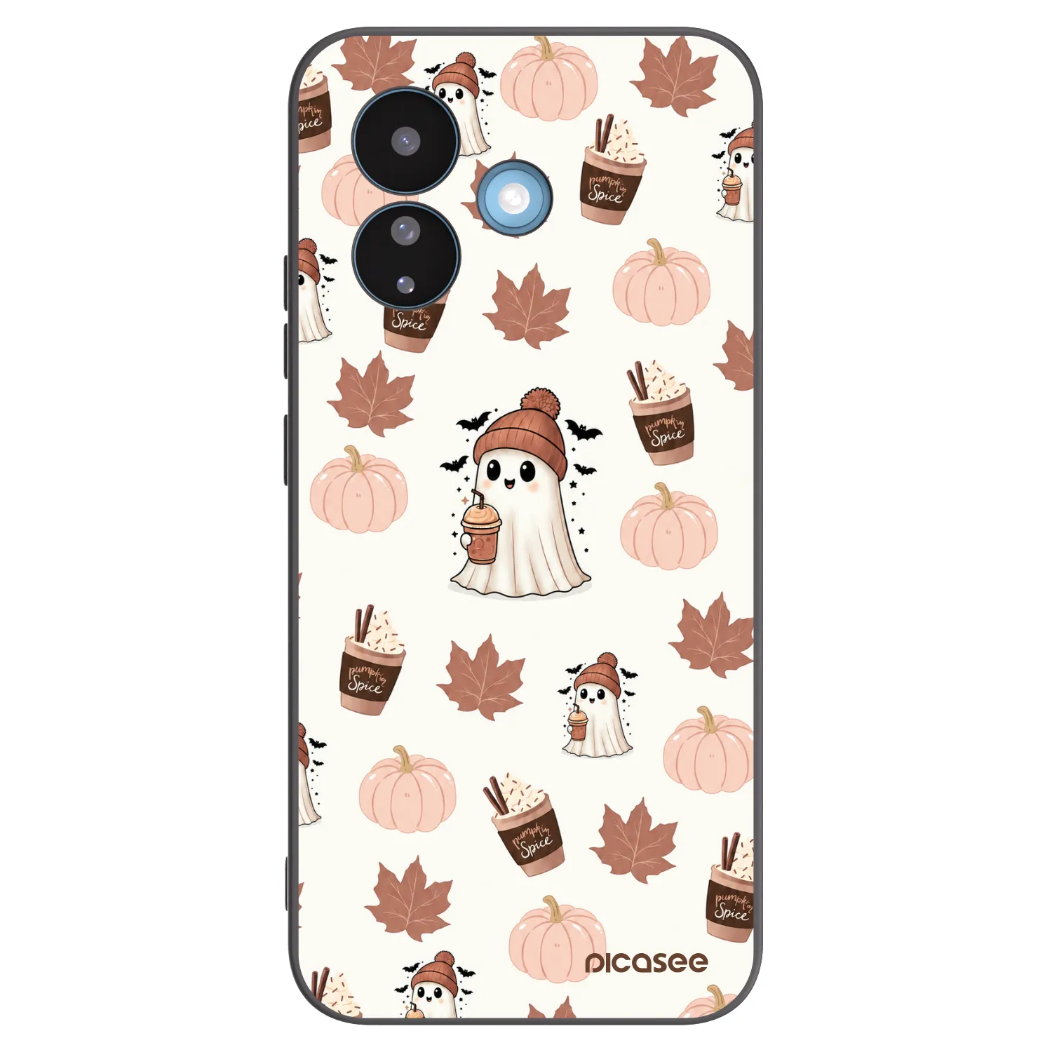 Picasee silikonski črni ovitek za Xiaomi Redmi Note 17 Pro 5G - Pumpkin spice