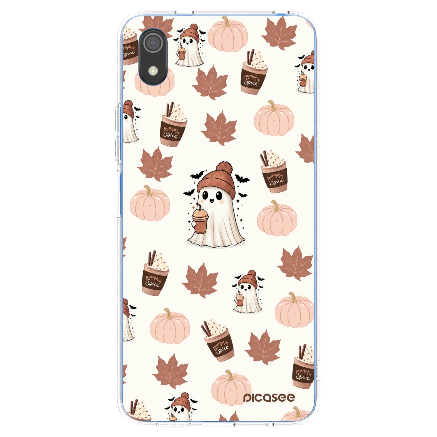 Picasee silikonski prozorni ovitek za Xiaomi Redmi 7A - Pumpkin spice