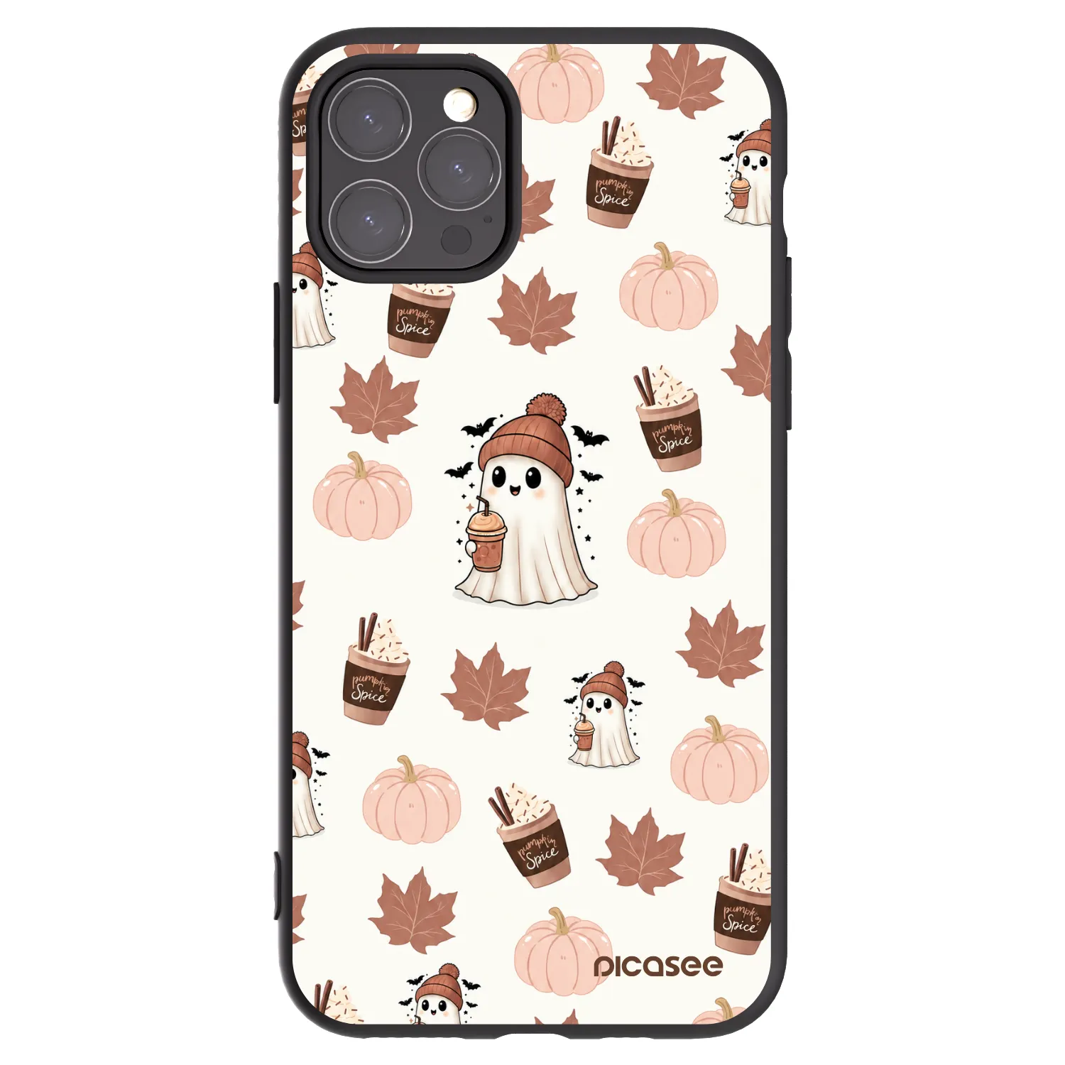 Picasee silikonski črni ovitek za Apple iPhone 11 Pro - Pumpkin spice