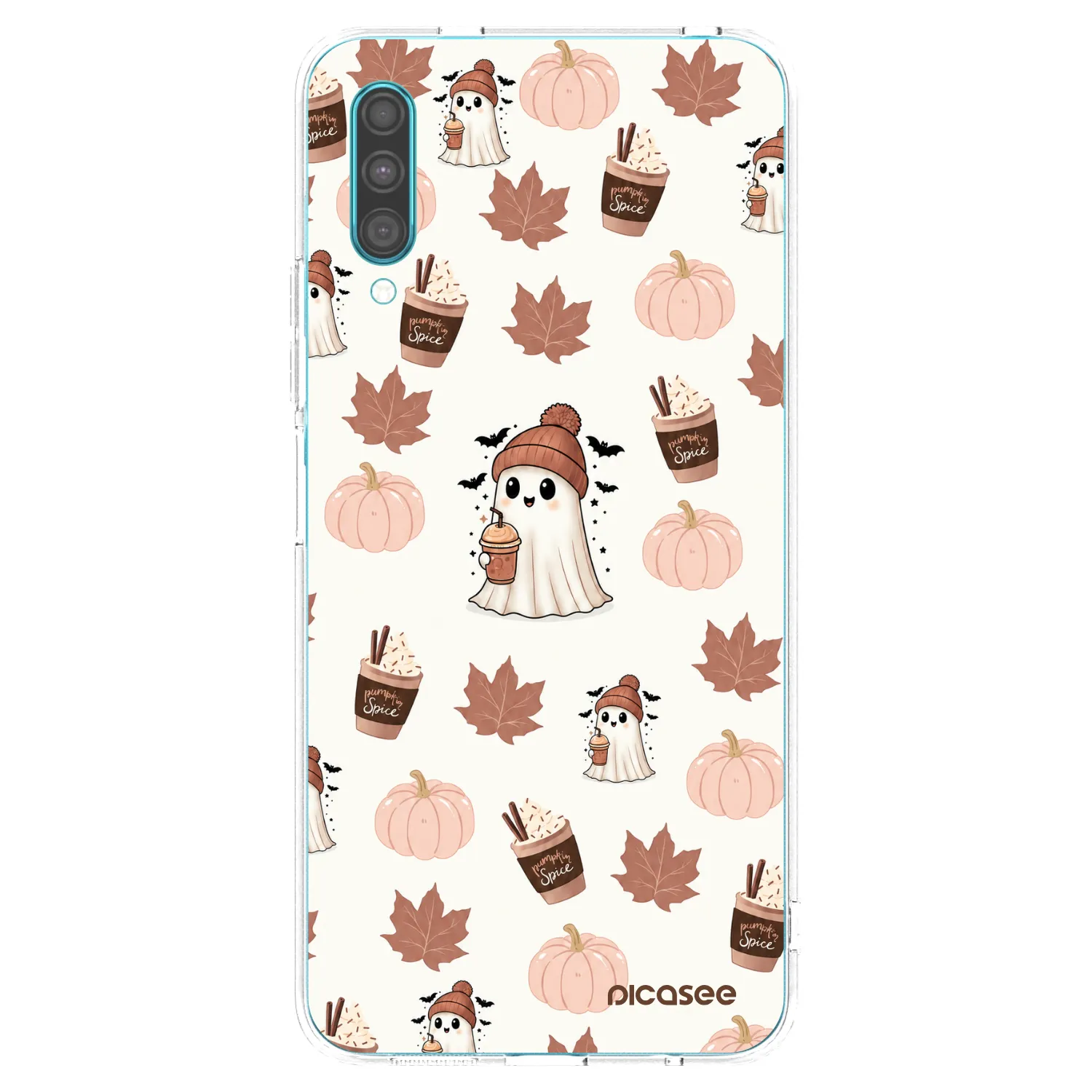 Picasee silikonski prozorni ovitek za Samsung Galaxy A30s A307F - Pumpkin spice