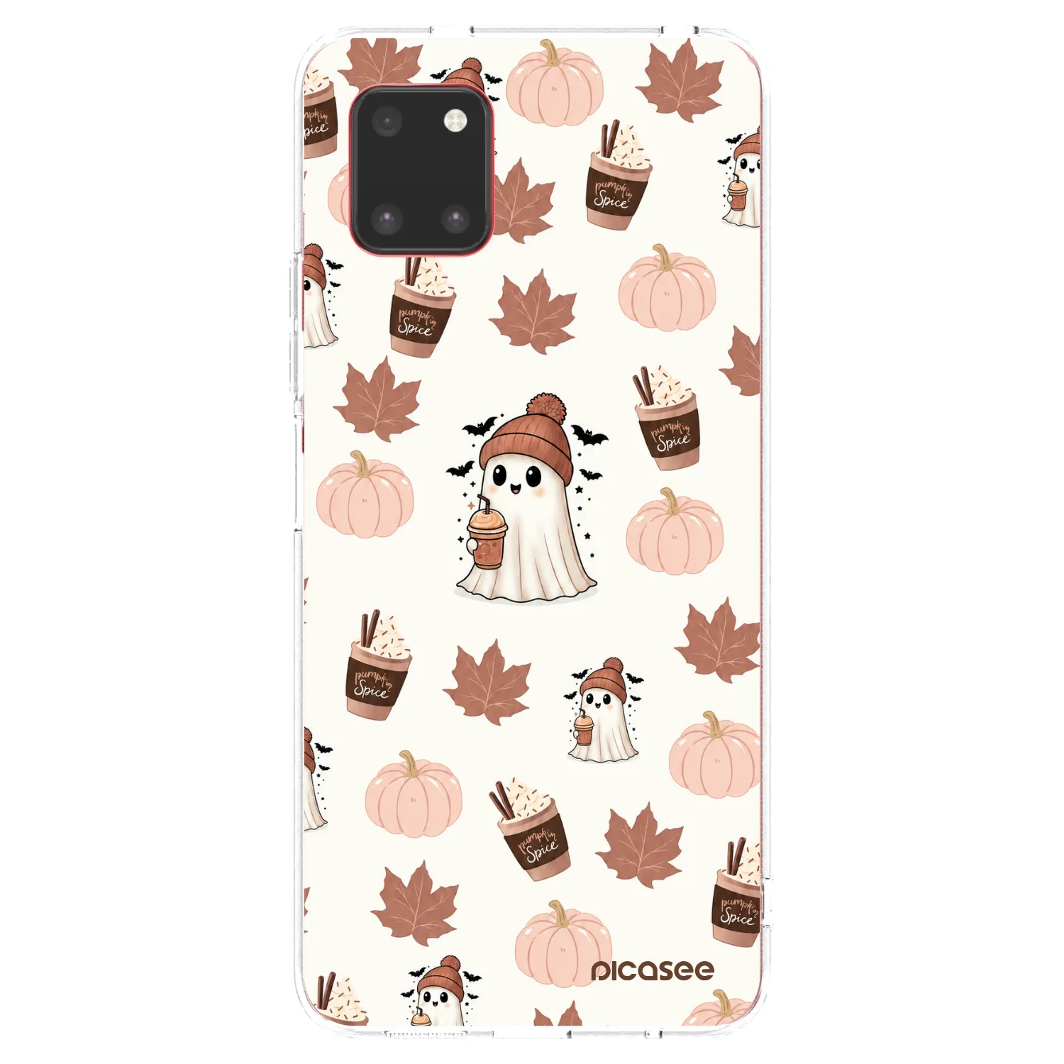 Picasee silikonski prozorni ovitek za Samsung Galaxy Note 10 Lite N770F - Pumpkin spice