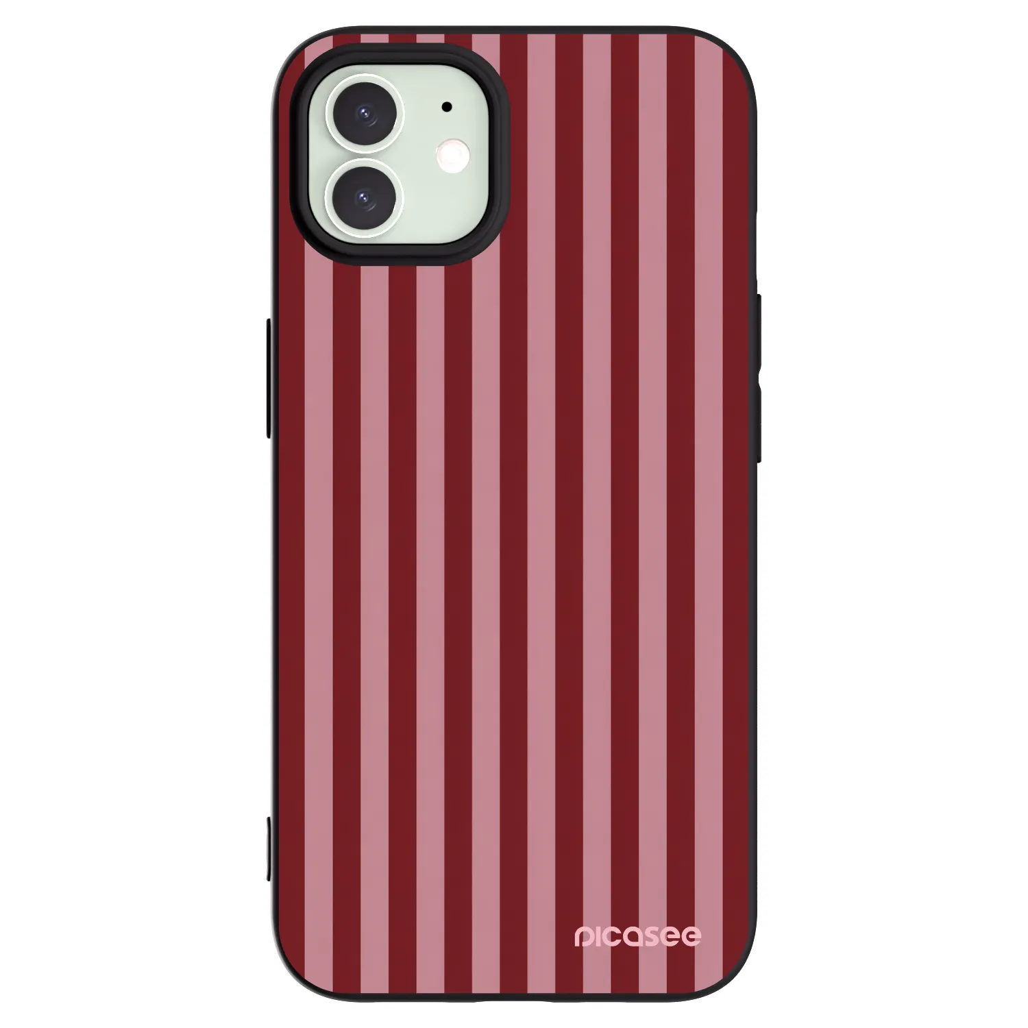 Picasee silikonski črni ovitek za Apple iPhone 12 - Dawn