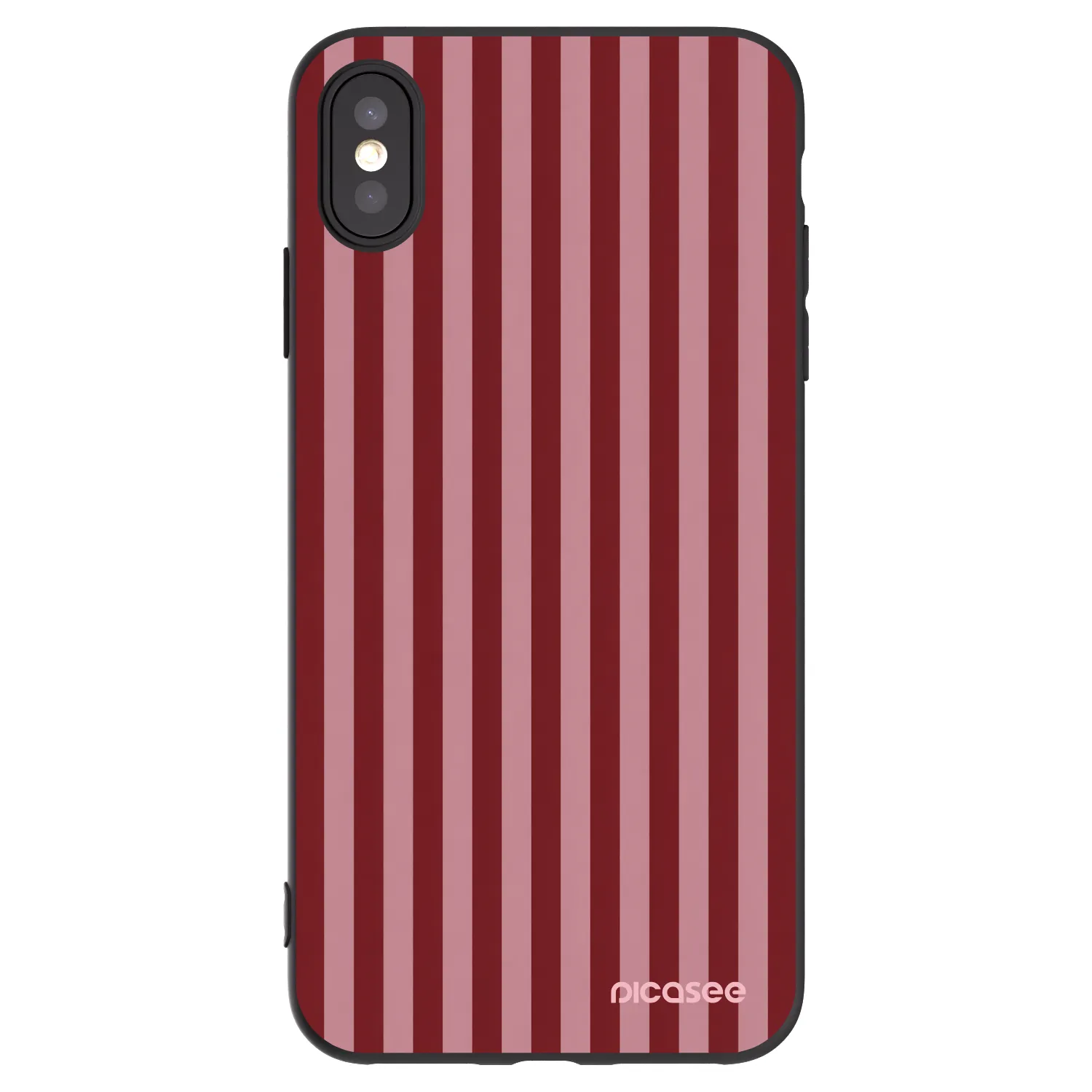 Picasee silikonski črni ovitek za Apple iPhone XS Max - Dawn